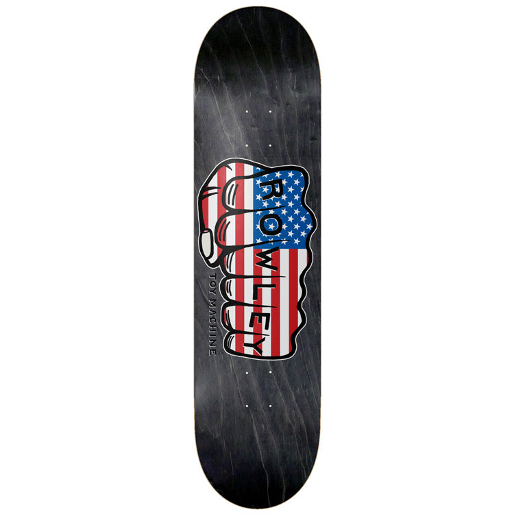toy-machine-geoff-rowley-old-glory-fist-8-50-tavola-skateboard-pro-deck image 1
