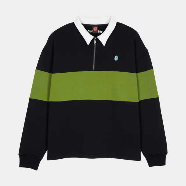 santa-cruz-skateboards-screaming-mini-flame-felpa-1-4-zip-regular-fit image 1