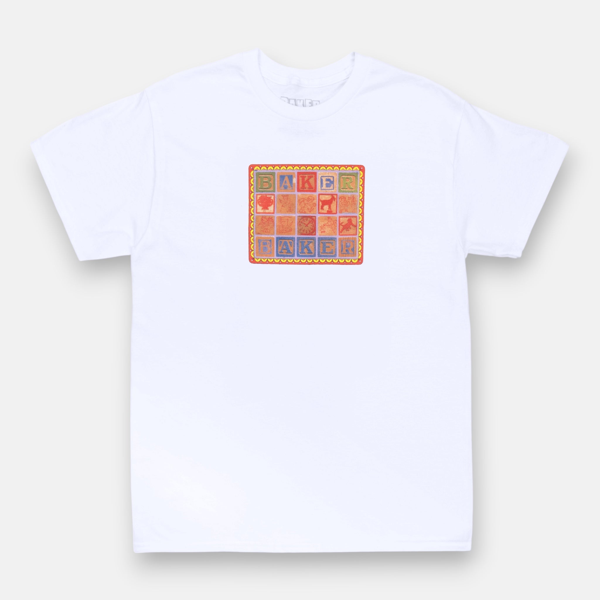 baker-skateboards-ephemera-t-shirt image 1