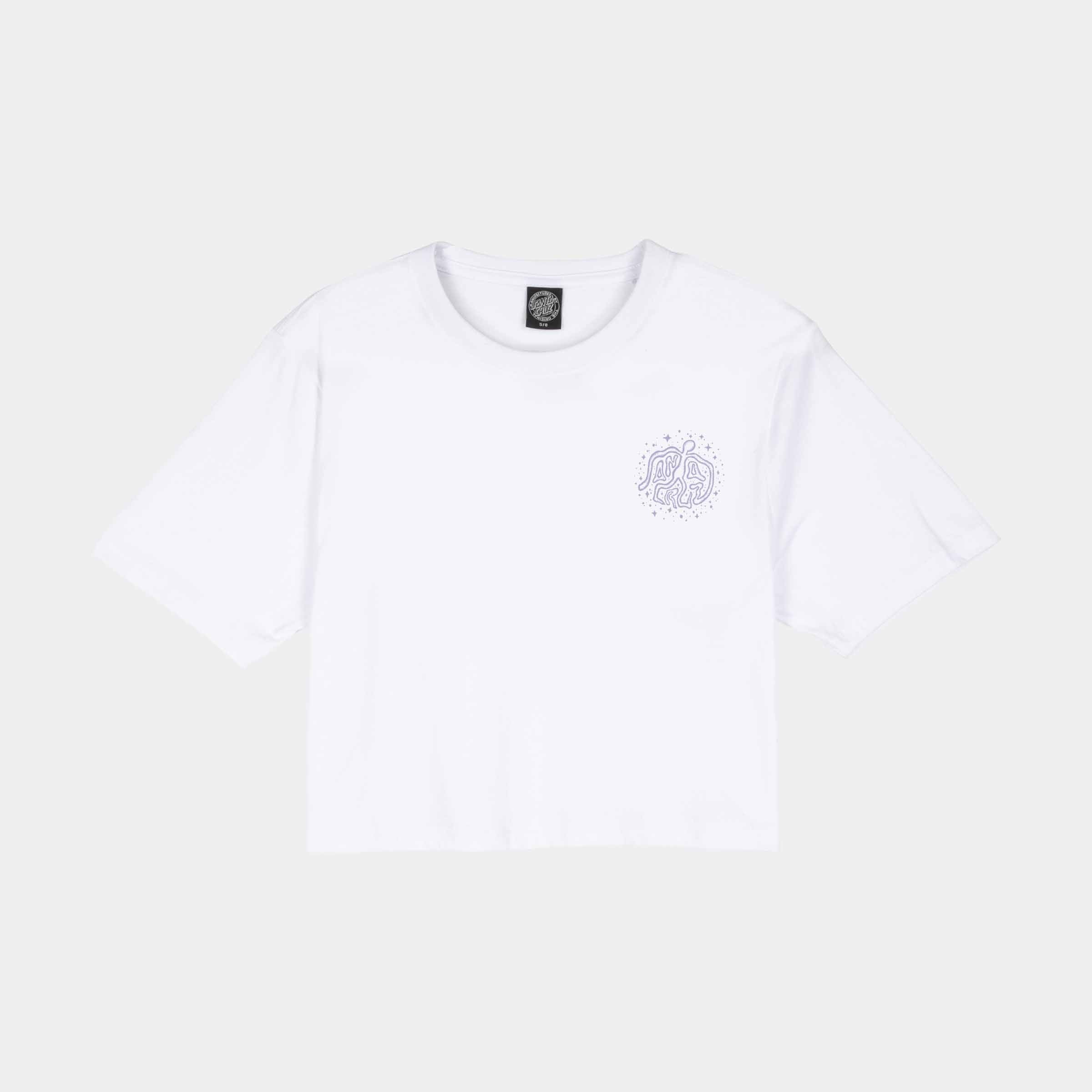 santa-cruz-skateboards-aura-t-shirt-donna-maglietta-cropped-boxy-fit-in-cotone image 2