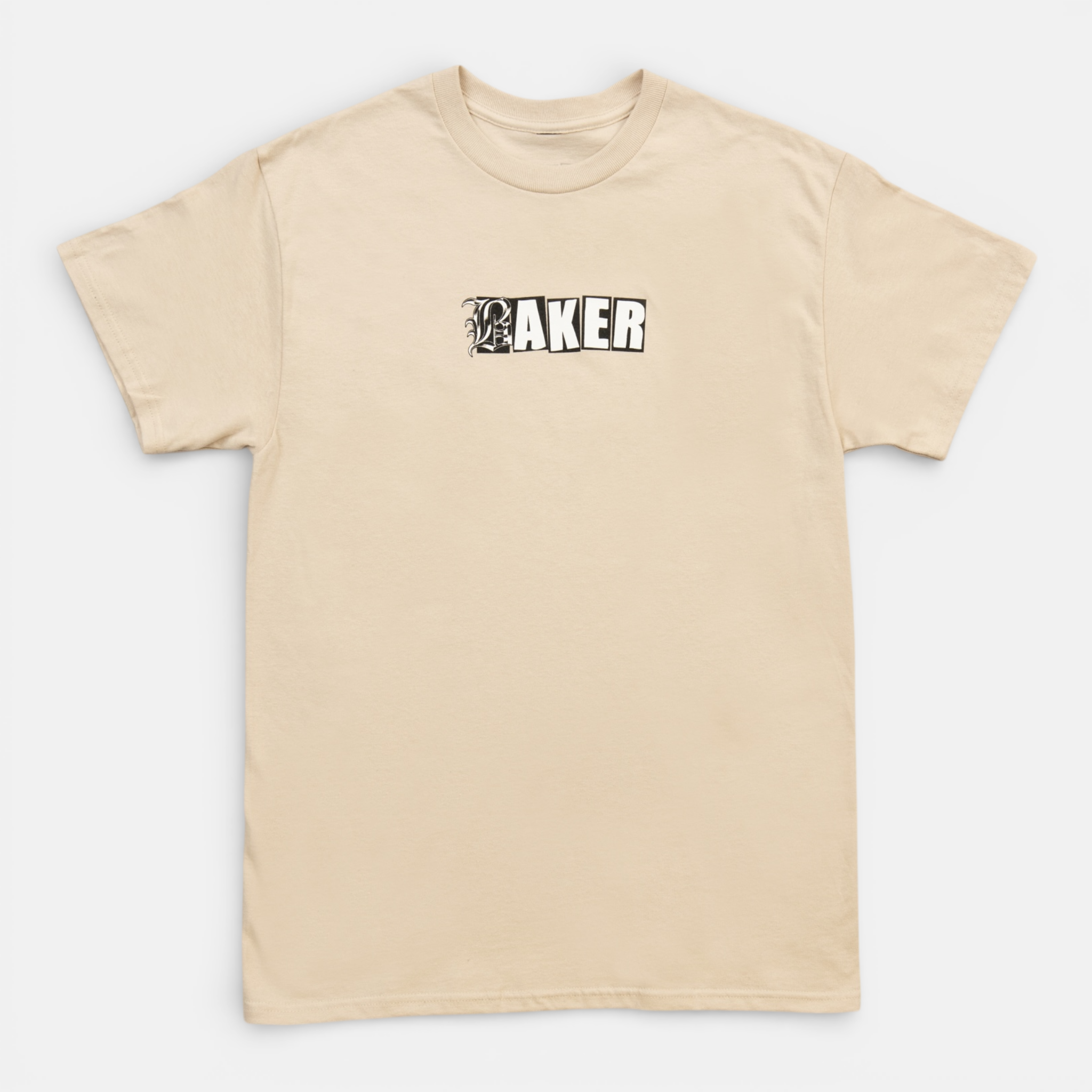 baker-skateboards-old-e-t-shirt-logo image 1