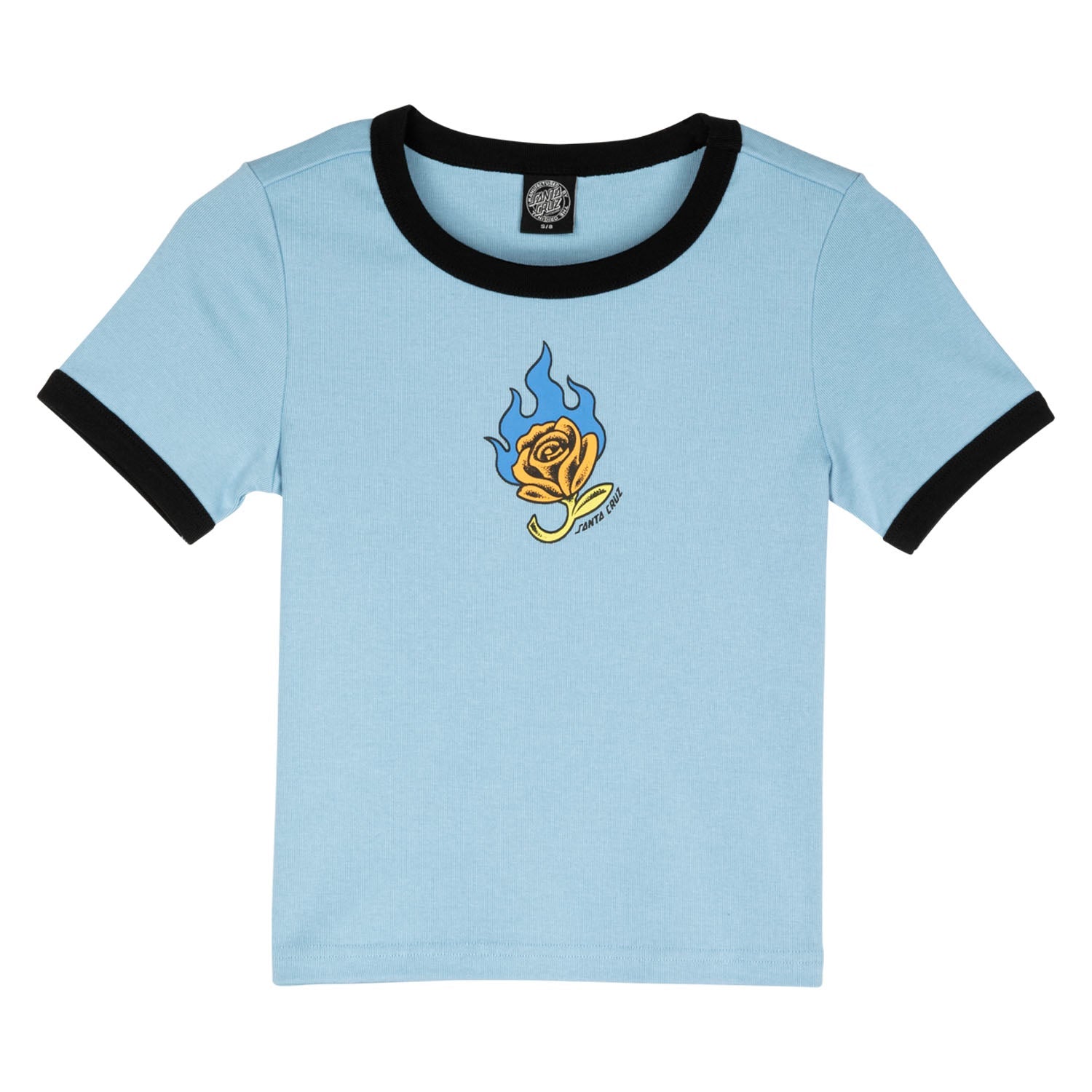 santa-cruz-skateboards-lucky-rose-ringer-t-shirt-donna-cropped-2 image 1