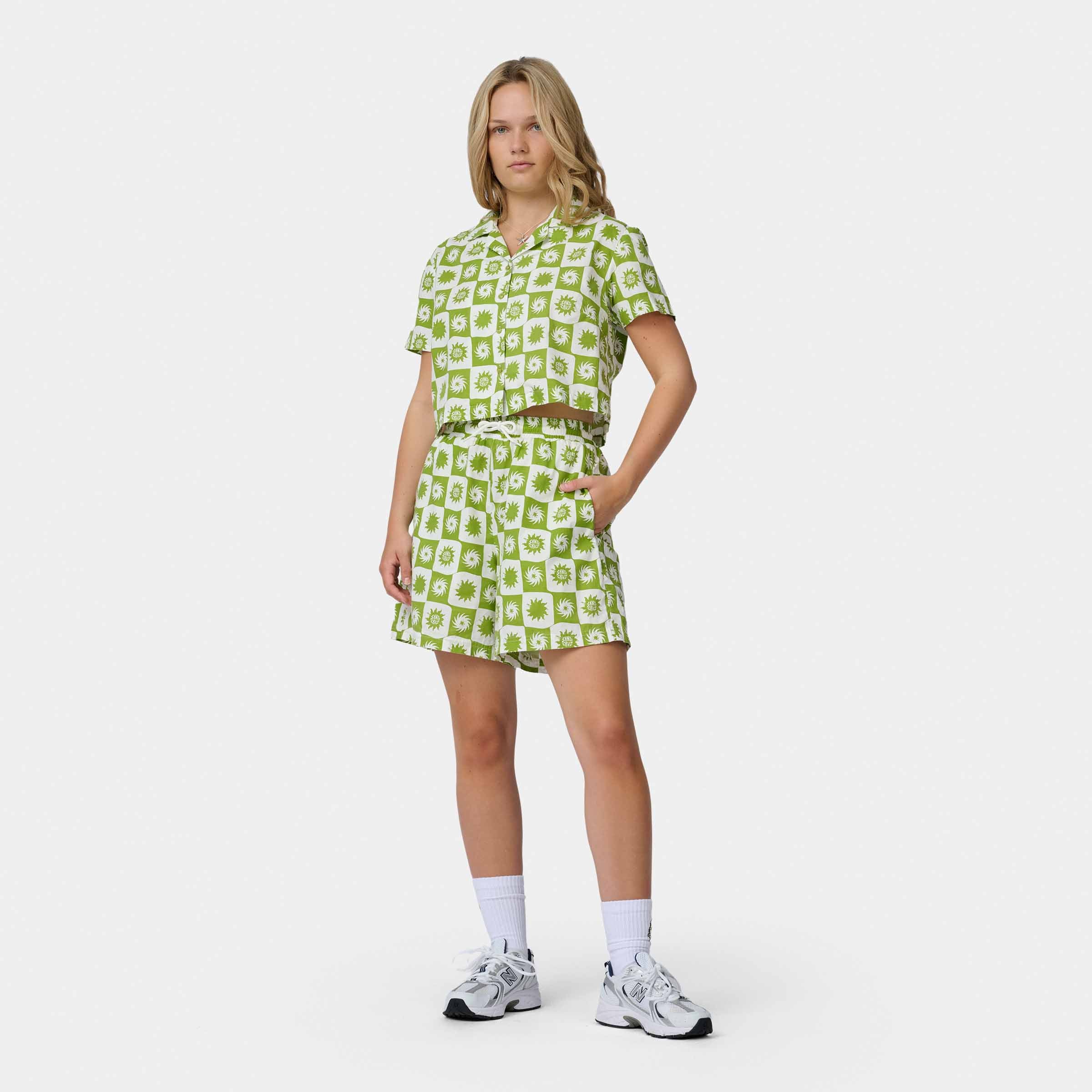 santa-cruz-skateboards-sun-daze-camicia-a-maniche-corte-donna-popeline-cotone-fa image 6
