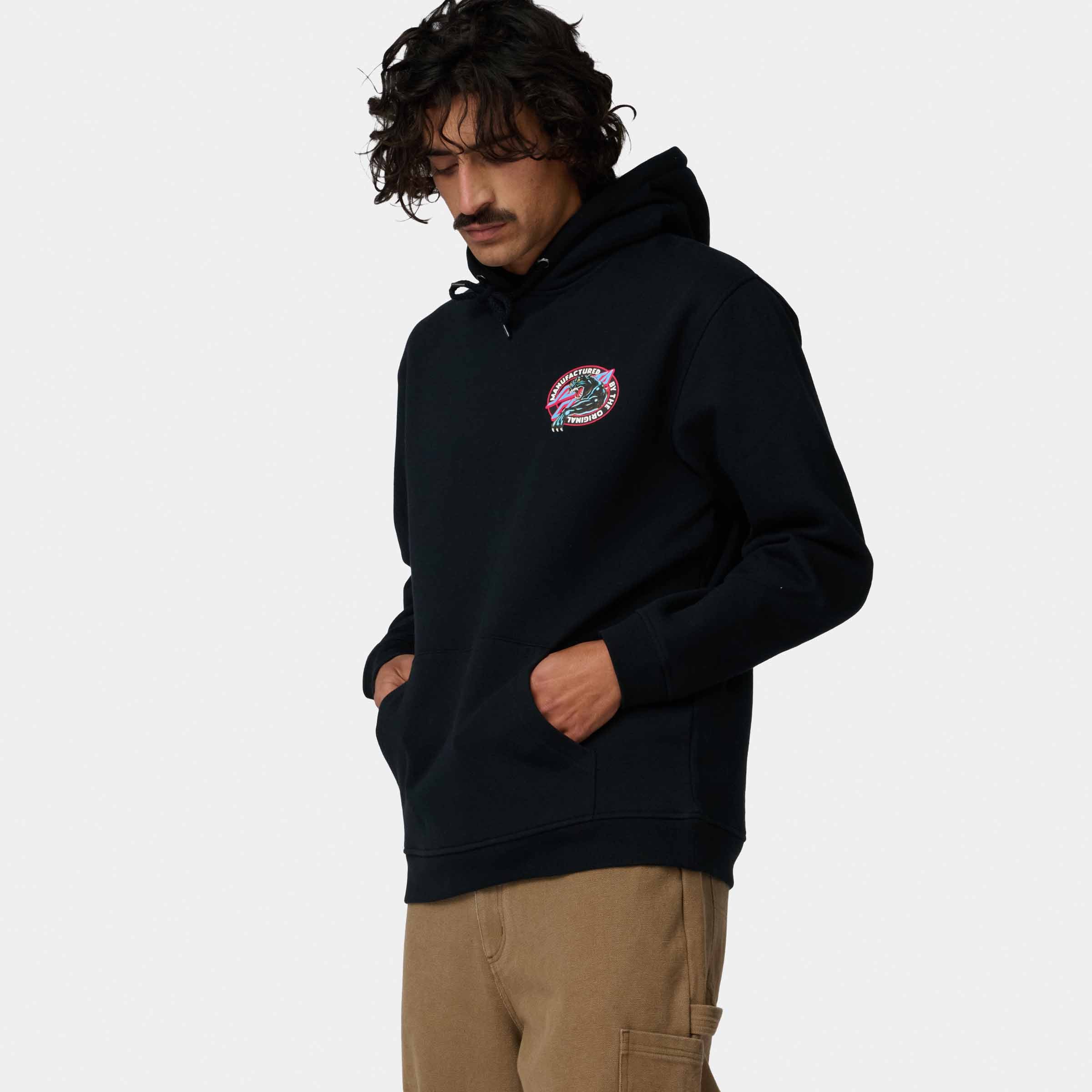 santa-cruz-skateboards-natas-sketch-panther-felpa-con-cappuccio-uomo-regular-fit image 3