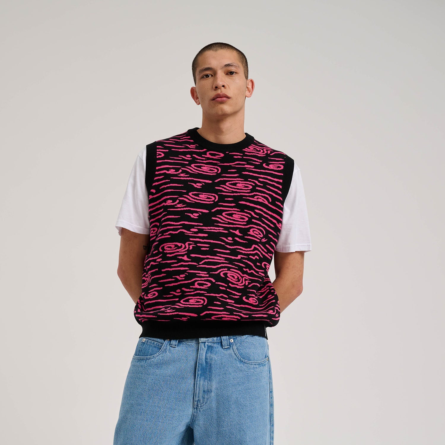 santa-cruz-skateboards-octo-knit-vest-gilet-in-maglia-cotone image 3