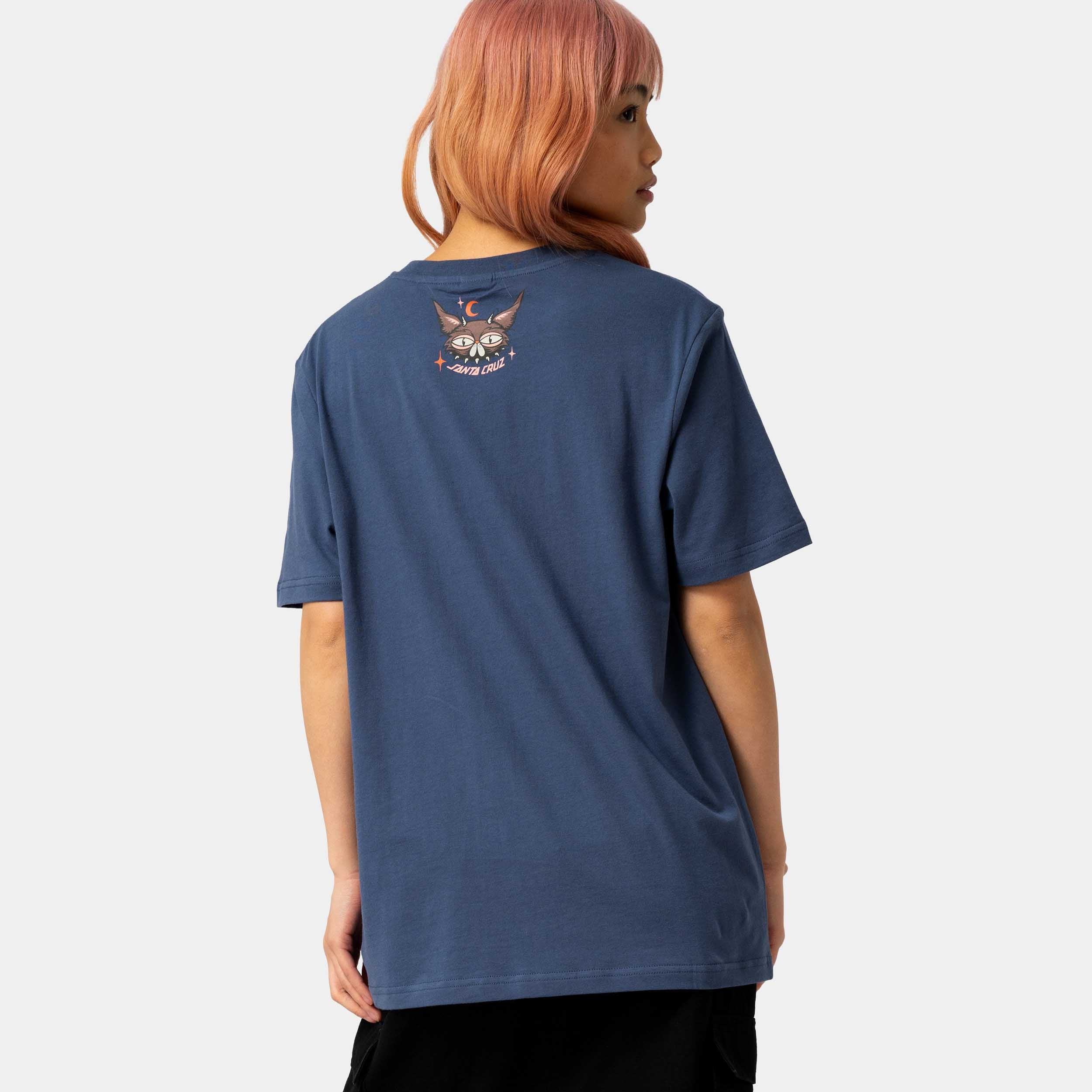 santa-cruz-skateboards-night-critter-t-shirt-maglietta-loose-fit-cotone image 4