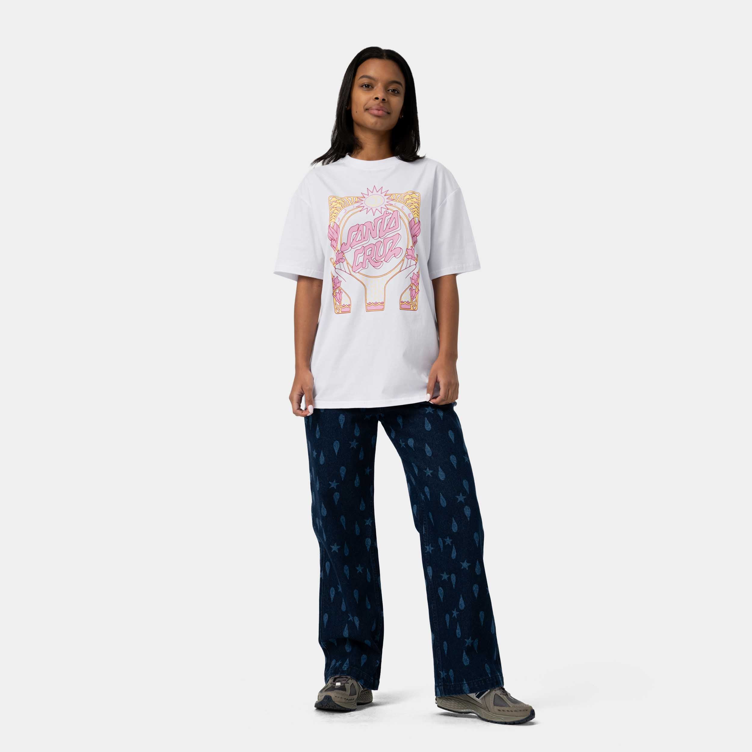 santa-cruz-skateboards-nouveau-t-shirt-donna-front-print-relaxed-fit image 5