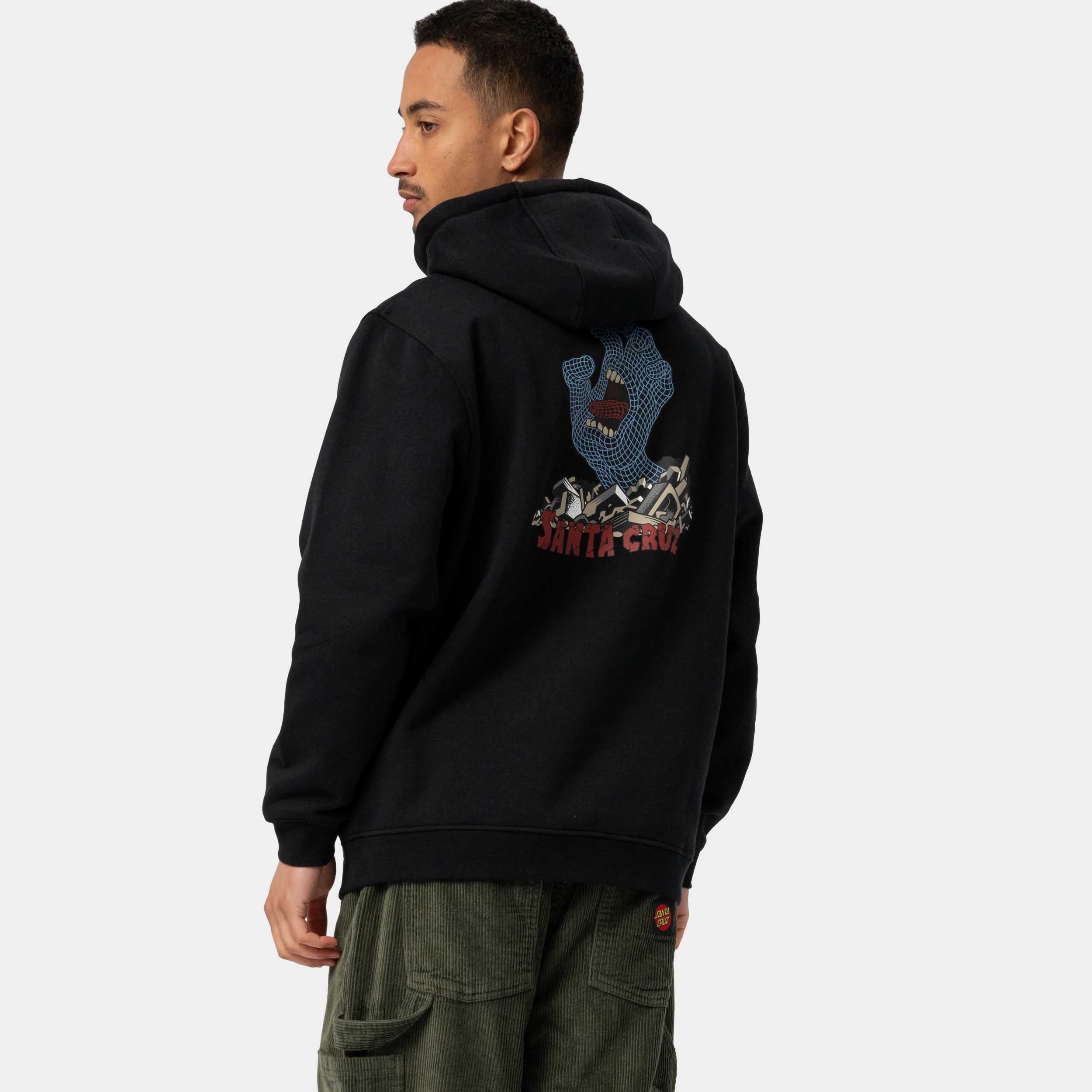 santa-cruz-skateboards-kendall-grid-hand-centre-hoodie-felpa-con-cappuccio-regul image 5