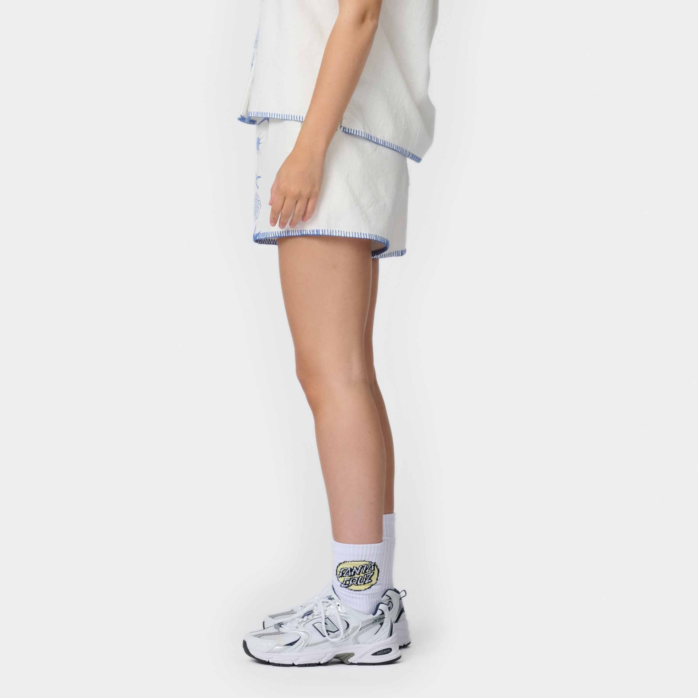 santa-cruz-skateboards-reef-shorts-donna-mini-in-cotone-slub image 4