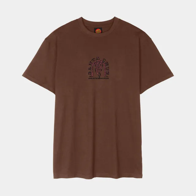 santa-cruz-skateboards-dressen-tribal-arch-front-t-shirt-maglia-cotone-organico image 1