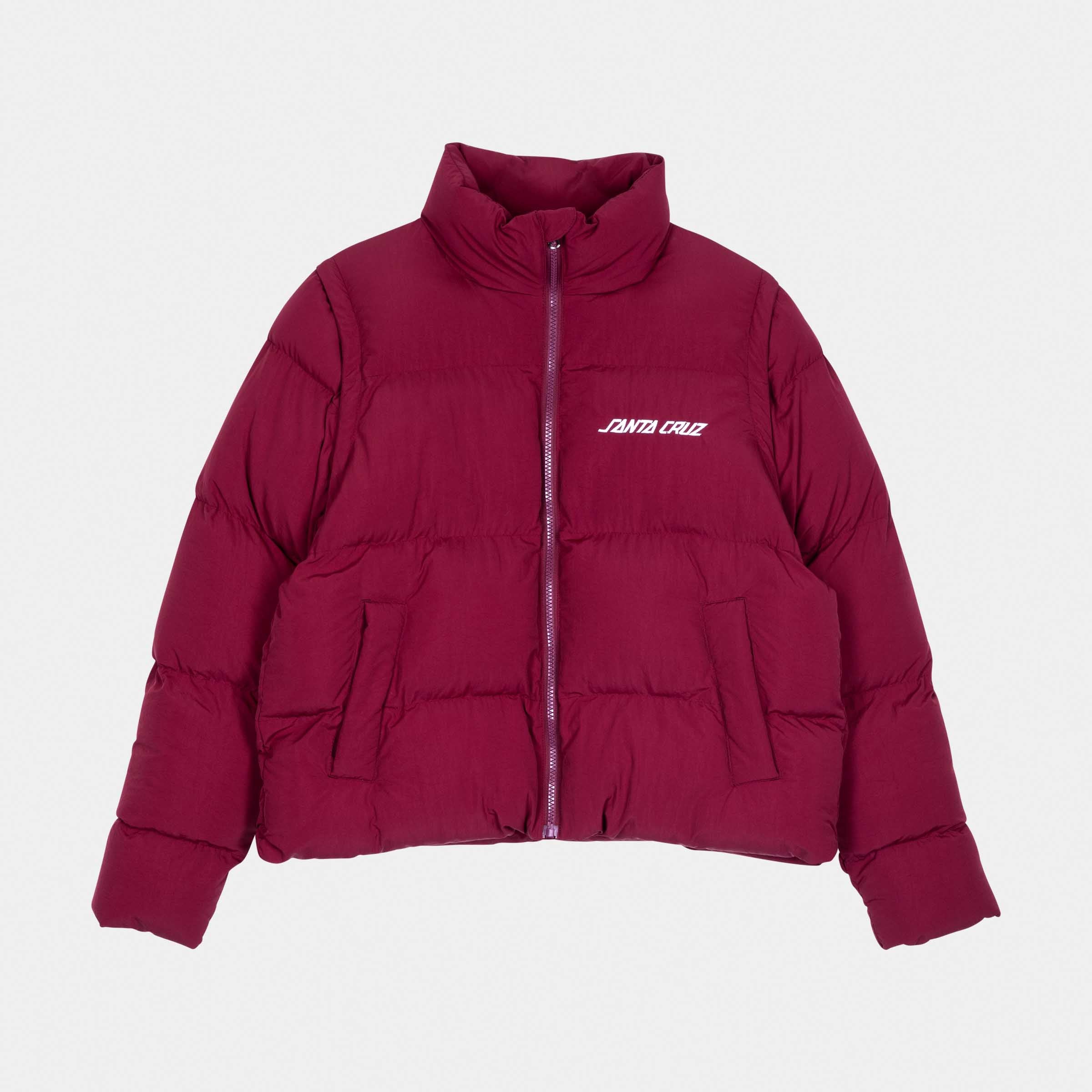 santa-cruz-skateboards-strip-2-in-1-quilted-jacket-giacca-trapuntata-donna image 1