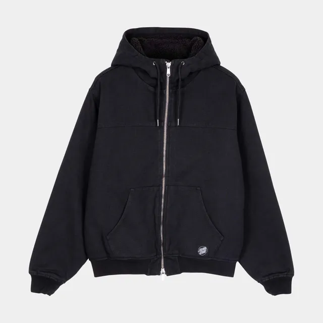 santa-cruz-skateboards-ember-giacca-hooded-zip-sherpa image 1