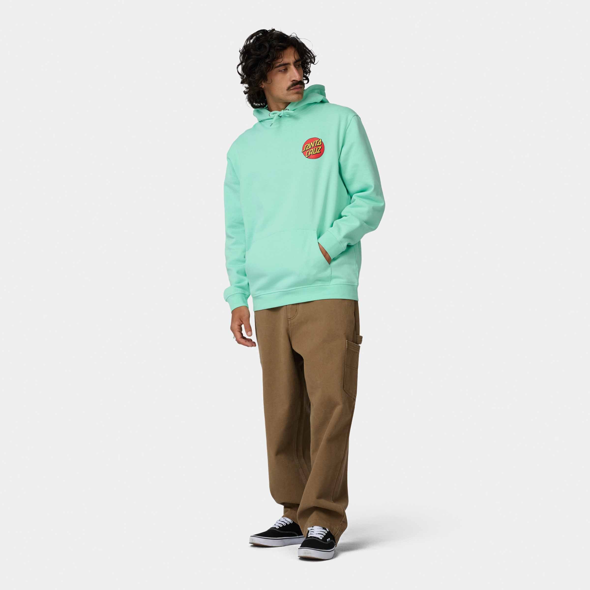 santa-cruz-skateboards-classic-dot-chest-felpa-hoodie-regular-fit image 5
