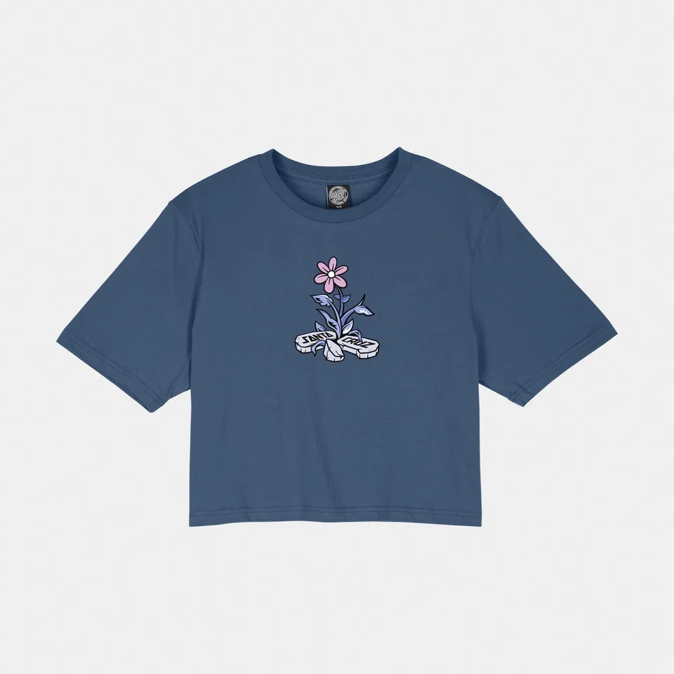 santa-cruz-skateboards-flourish-t-shirt-donna-cropped image 1