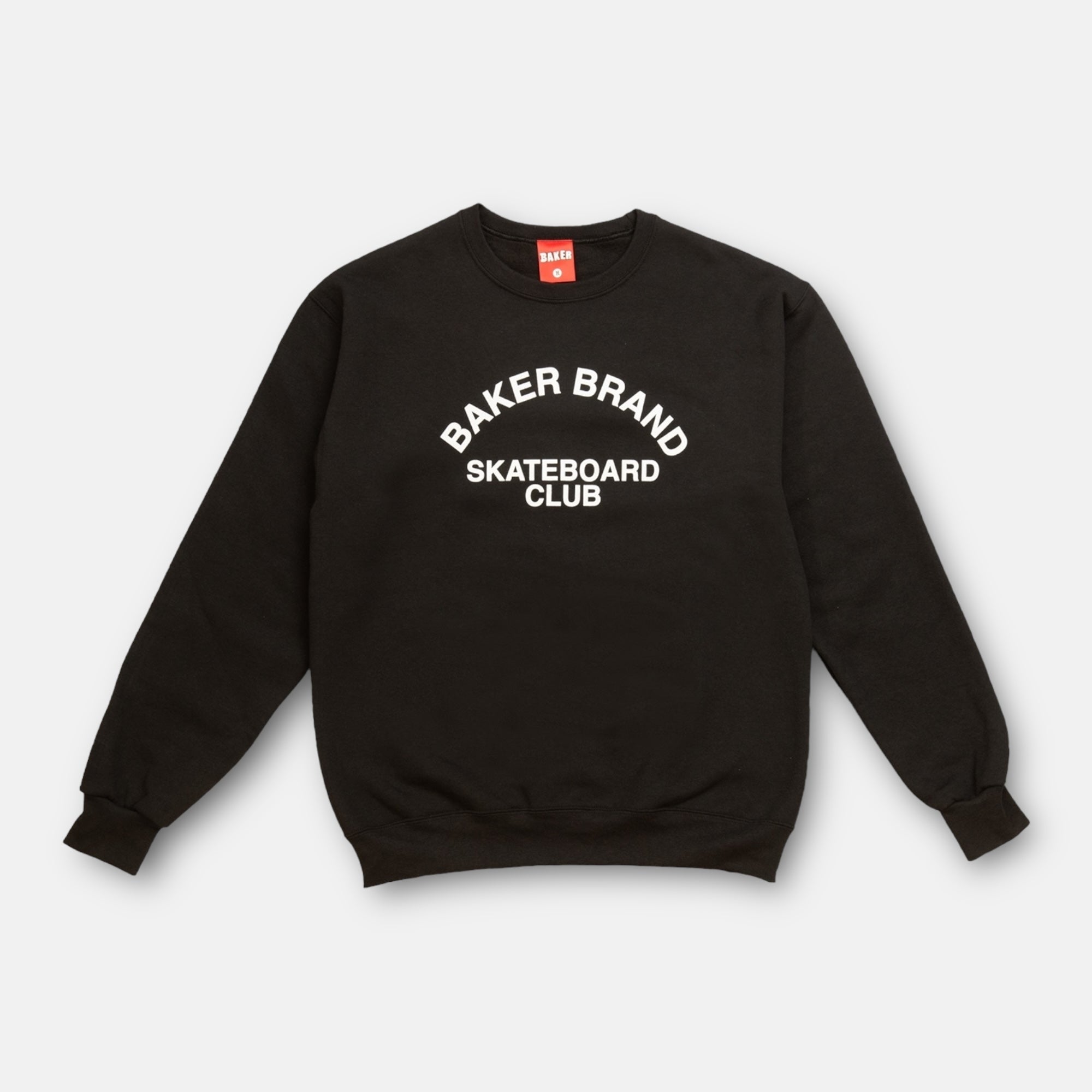 baker-skateboards-club-crewneck-black-felpa-girocollo image 1