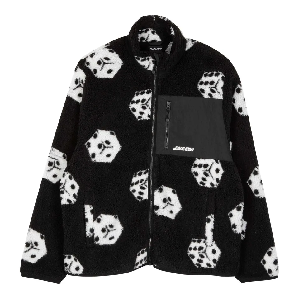 santa-cruz-skateboards-freestyle-jacket-giacca-zip-in-sherpa-con-pattern-all-ove image 1
