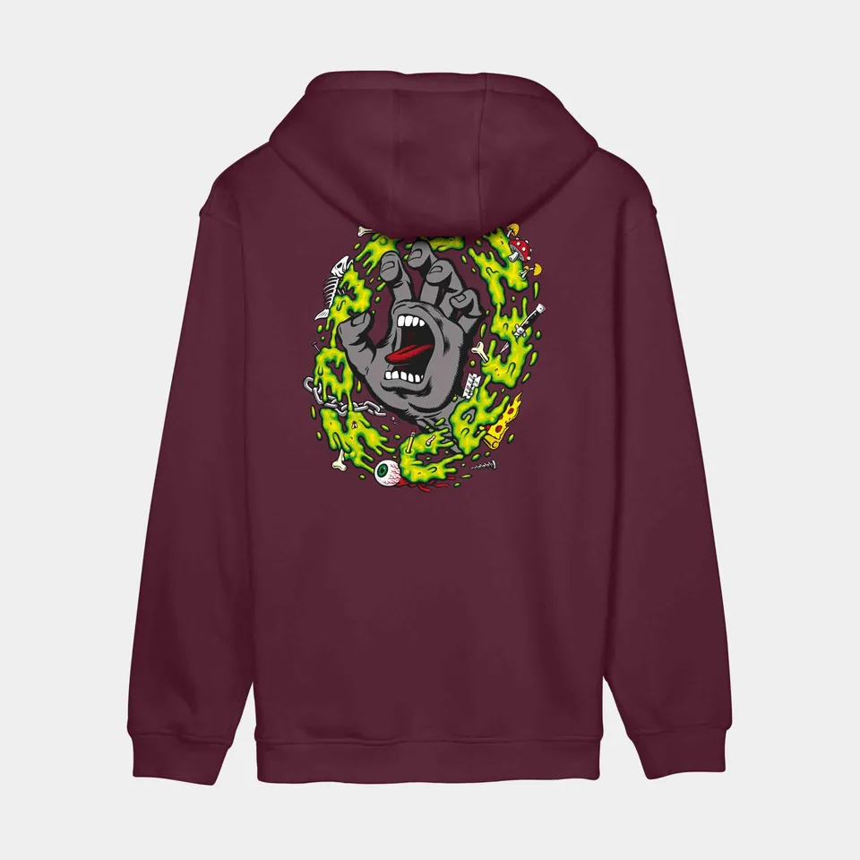 santa-cruz-skateboards-slime-scream-hoodie-felpa-con-cappuccio-regular-fit image 1