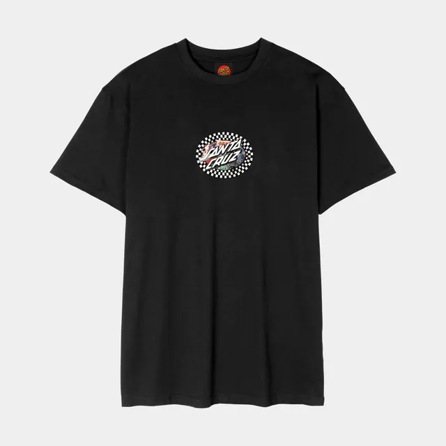 santa-cruz-skateboards-collage-oval-dot-t-shirt-cotone-organico image 1