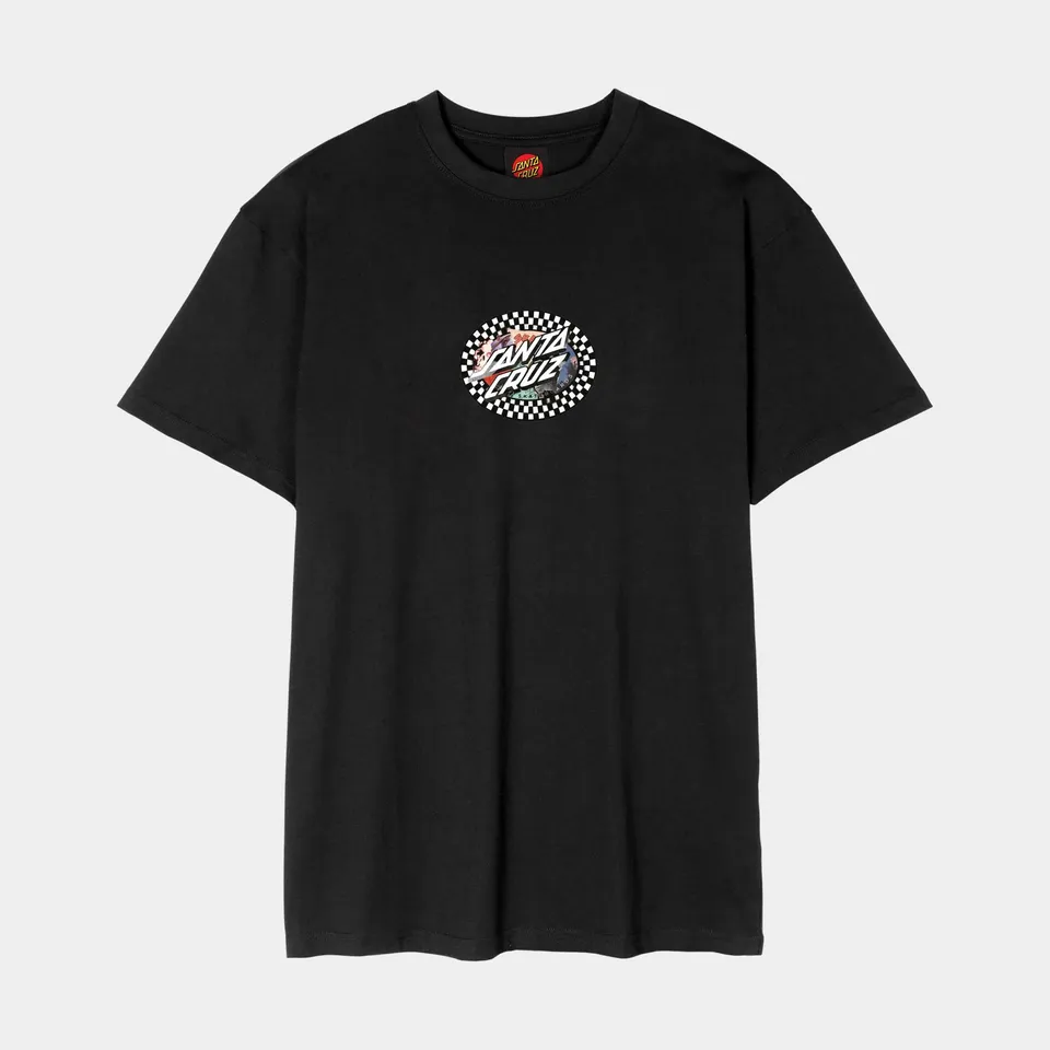 santa-cruz-skateboards-collage-oval-dot-t-shirt-cotone-organico image 1