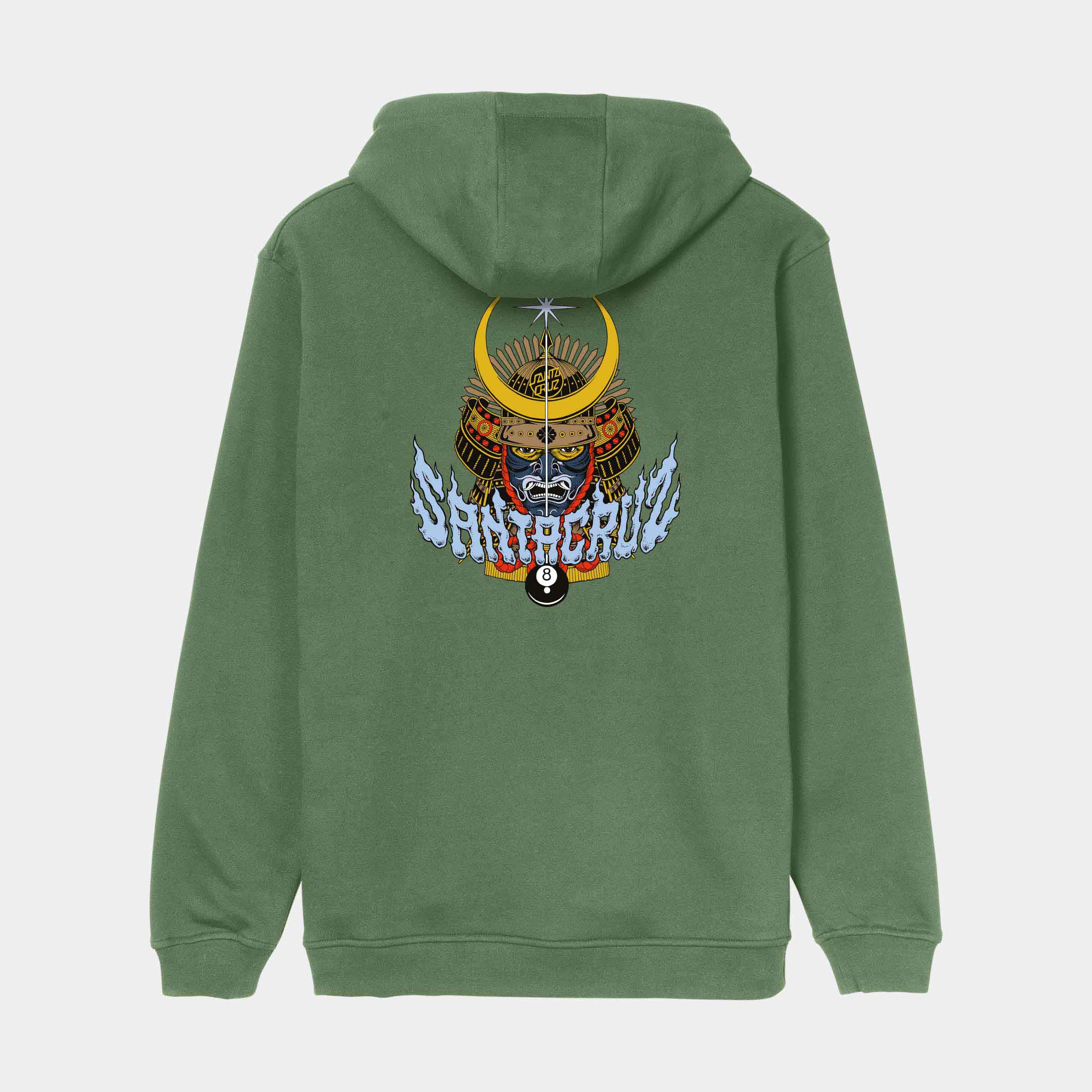 santa-cruz-skateboards-winkowski-8-ball-samurai-hoodie-felpa-cappuccio image 1