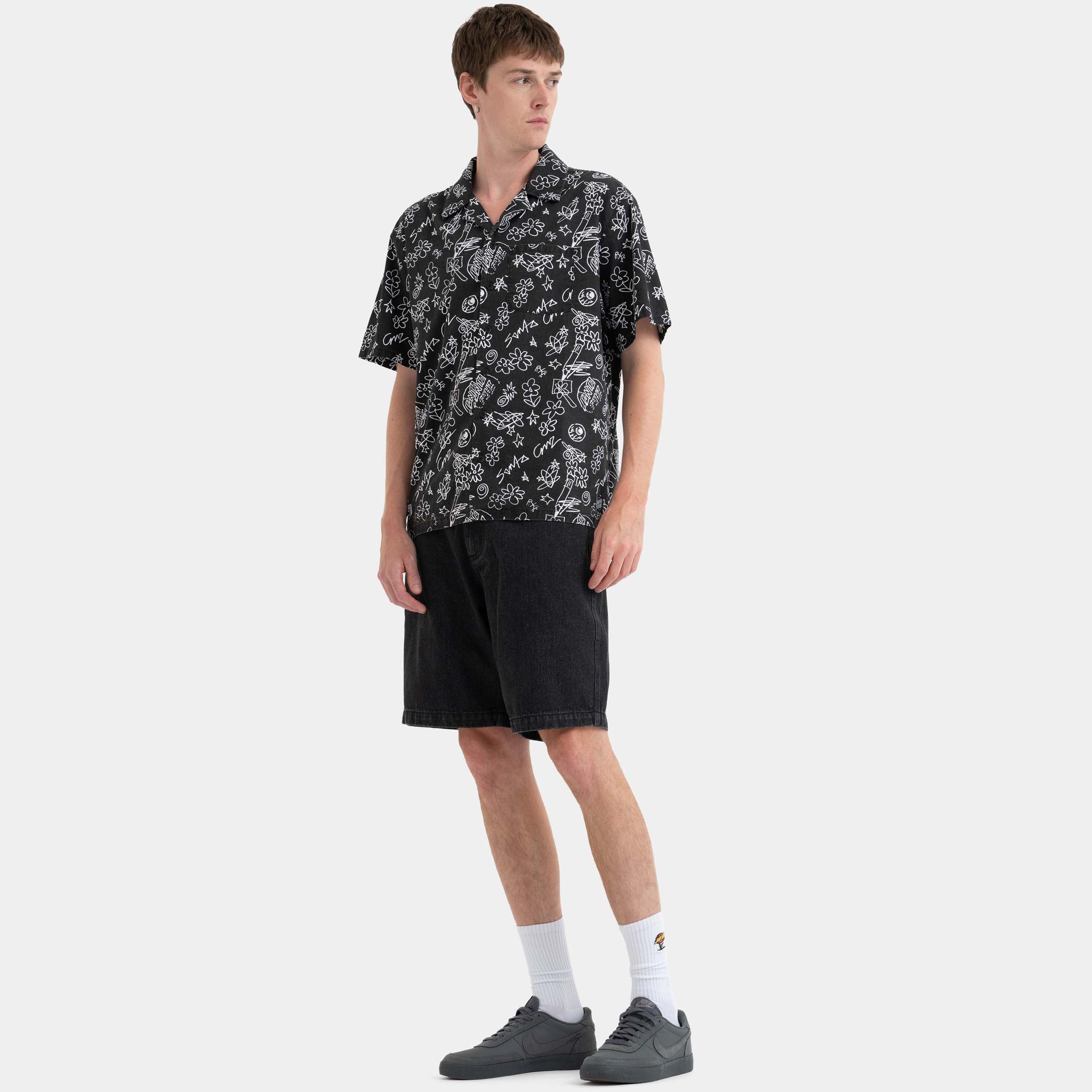 santa-cruz-skateboards-finn-short-sleeve-shirt-camicia-maniche-corte-fantasia image 6