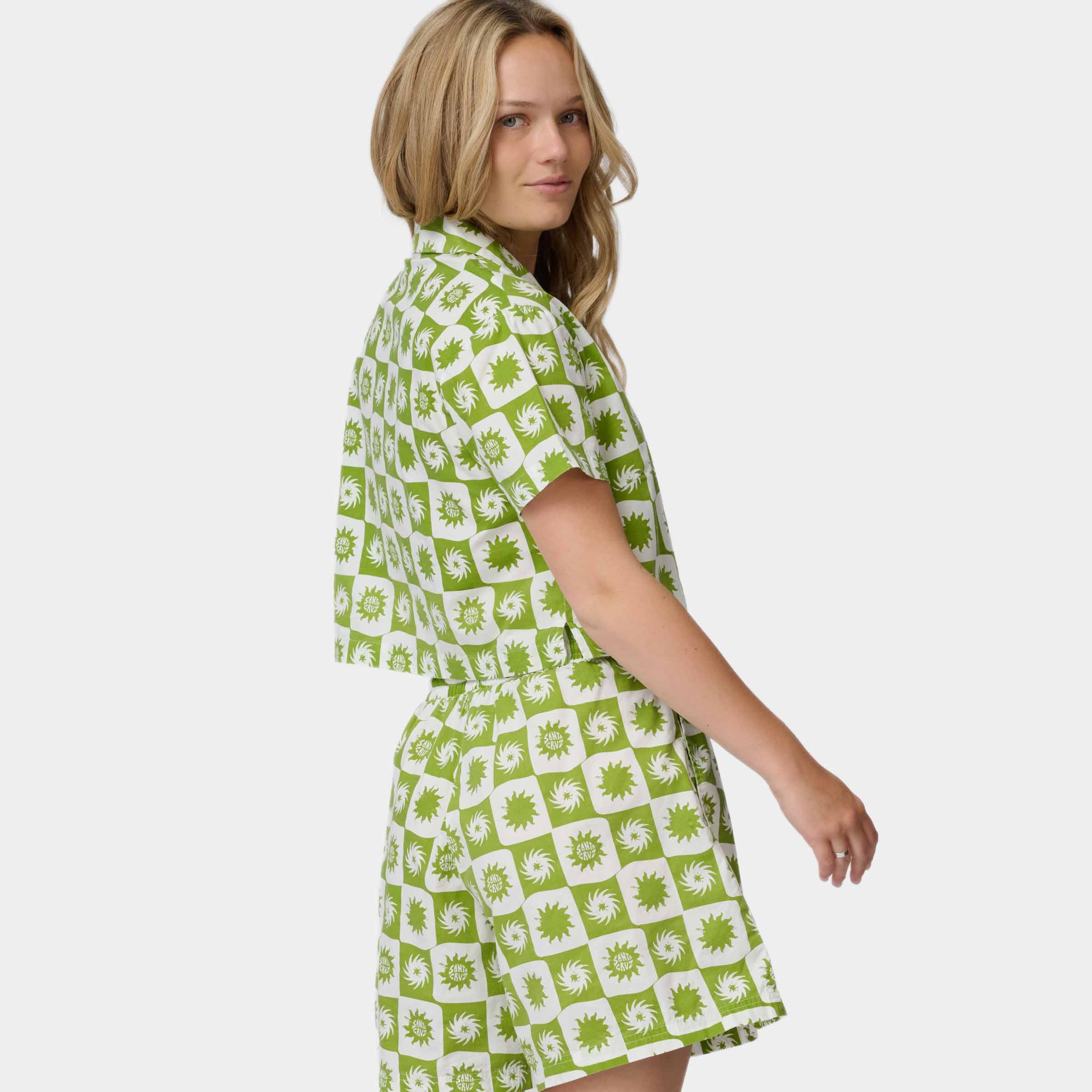 santa-cruz-skateboards-sun-daze-camicia-a-maniche-corte-donna-popeline-cotone-fa image 5