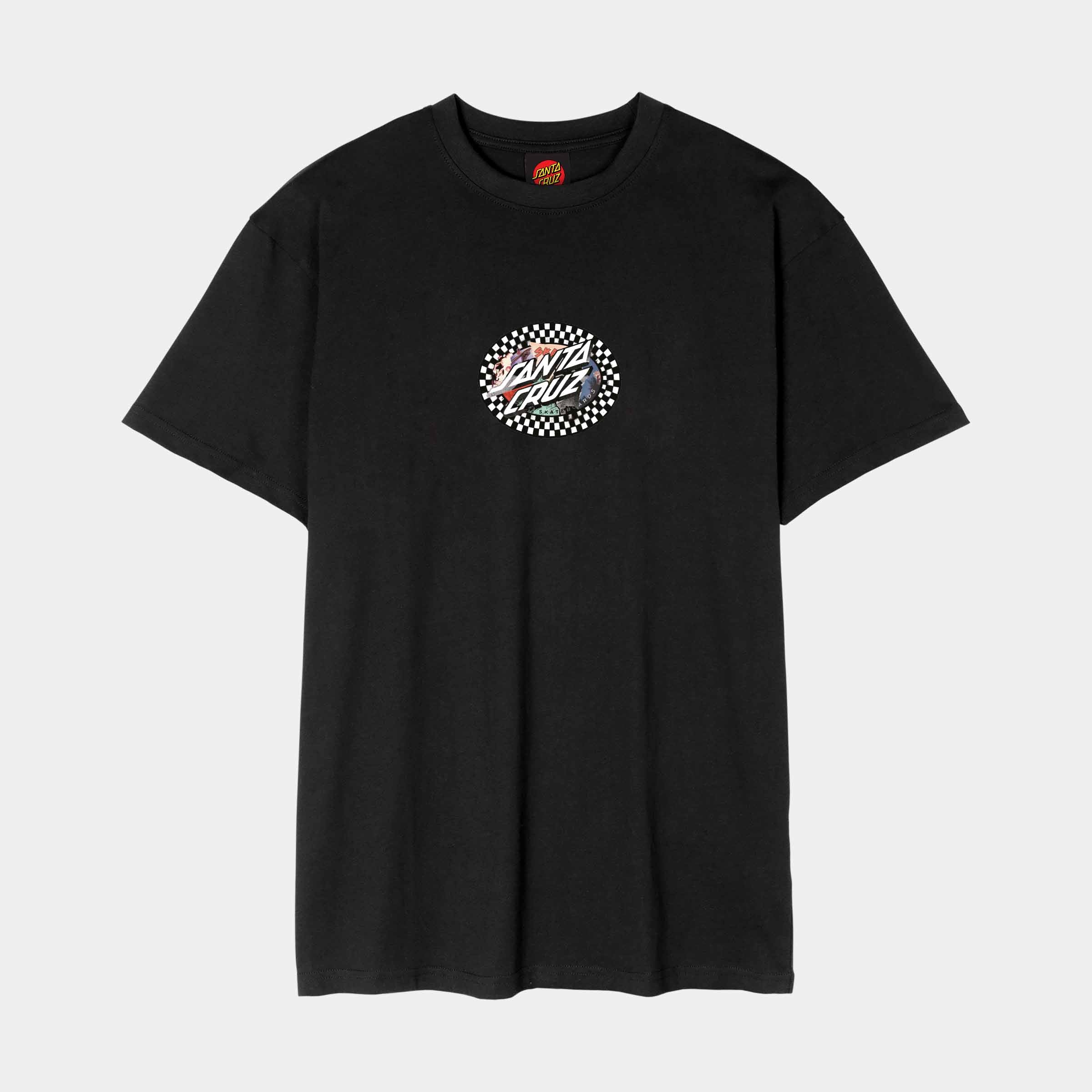 santa-cruz-skateboards-collage-oval-dot-t-shirt-cotone-organico image 1