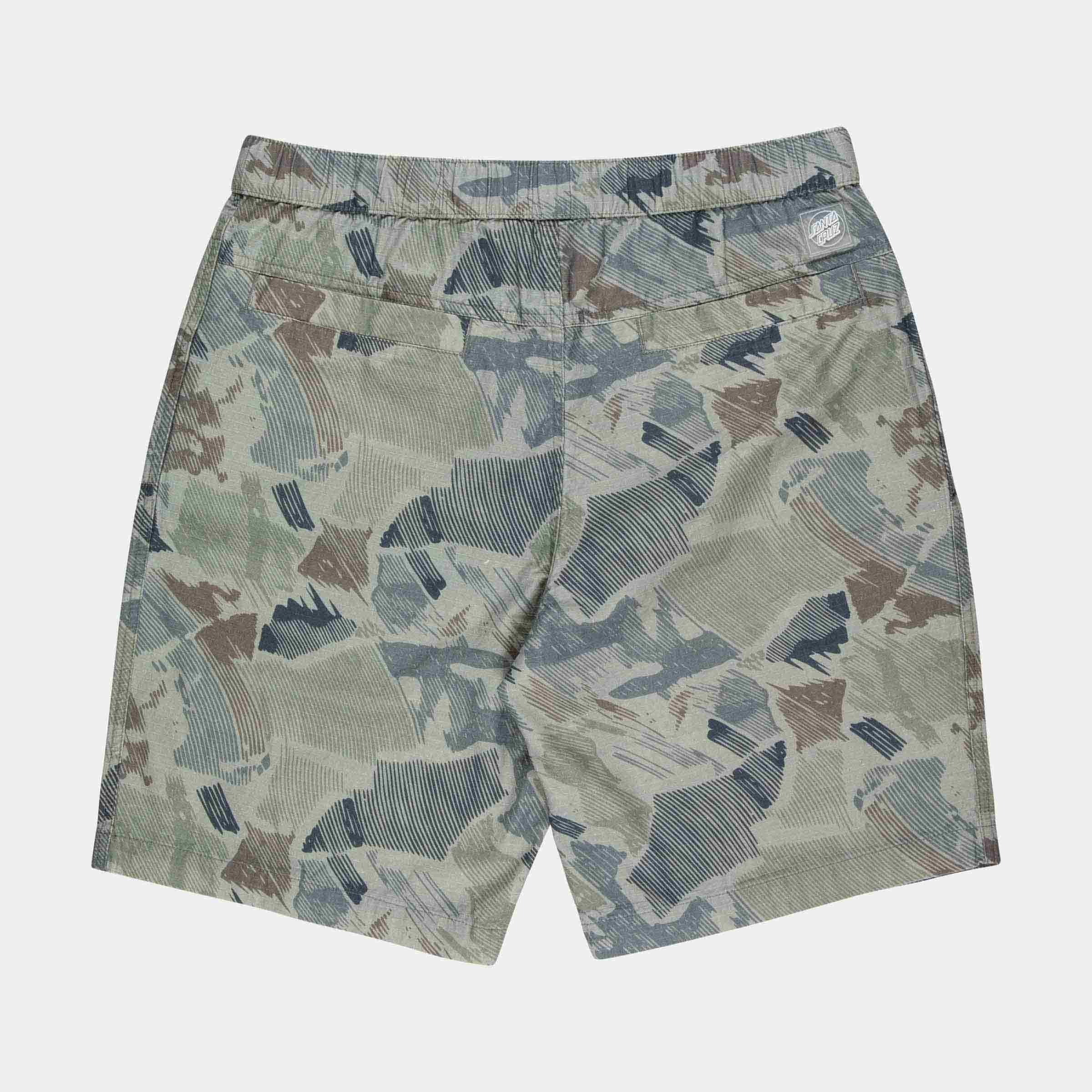 santa-cruz-skateboards-clyde-shorts-regular-fit-in-ripstop image 2