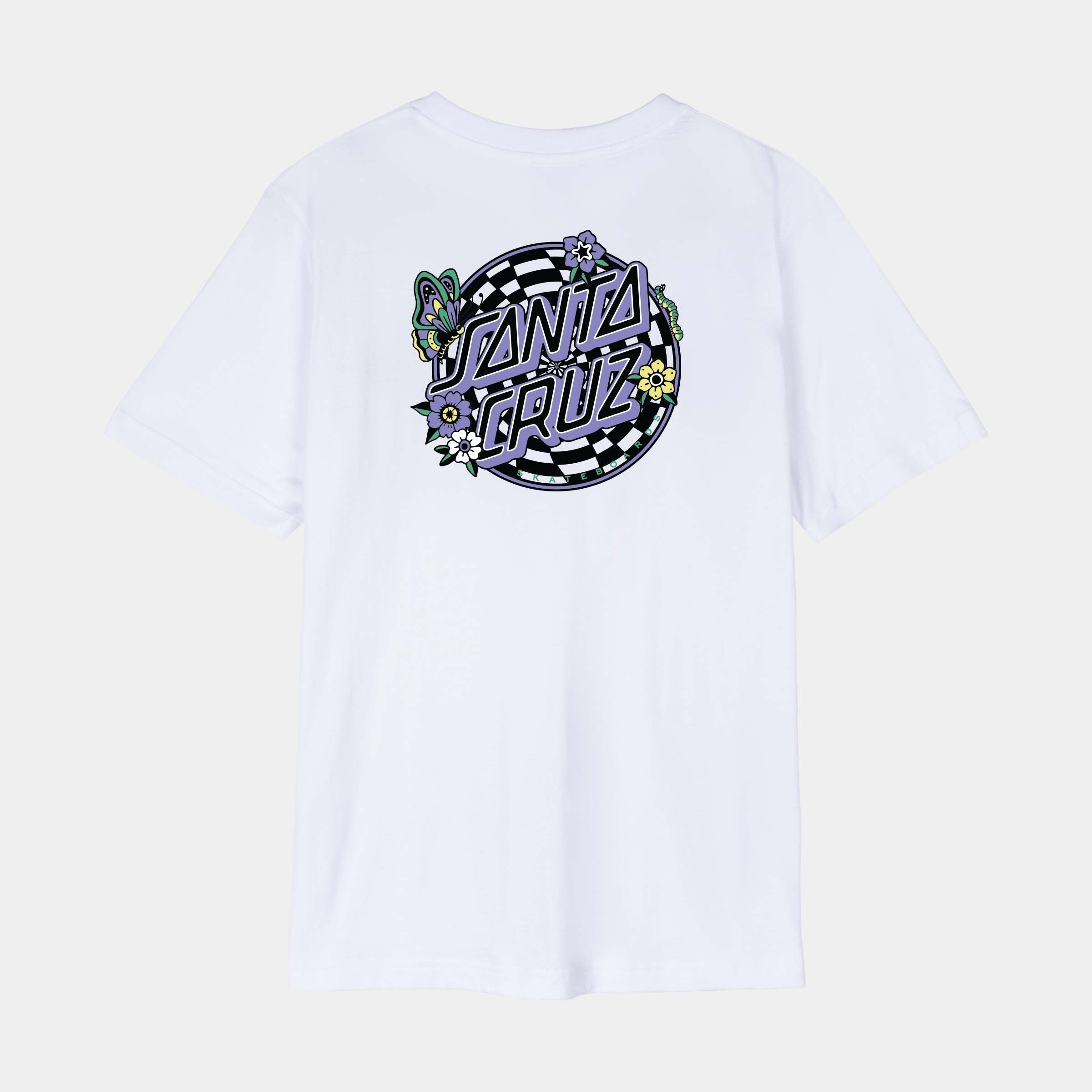 santa-cruz-skateboards-field-check-dot-t-shirt-manica-corta image 1