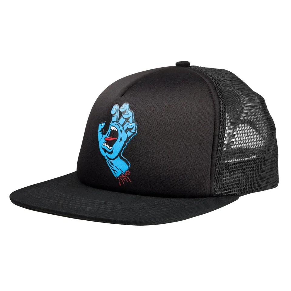santa-cruz-skateboards-classic-hand-cappello-trucker-mesh-back-cap image 1