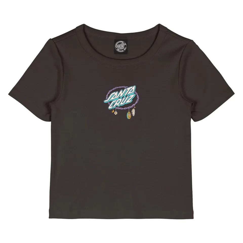 santa-cruz-skateboards-barbed-oval-dot-t-shirt-donna-cropped image 1