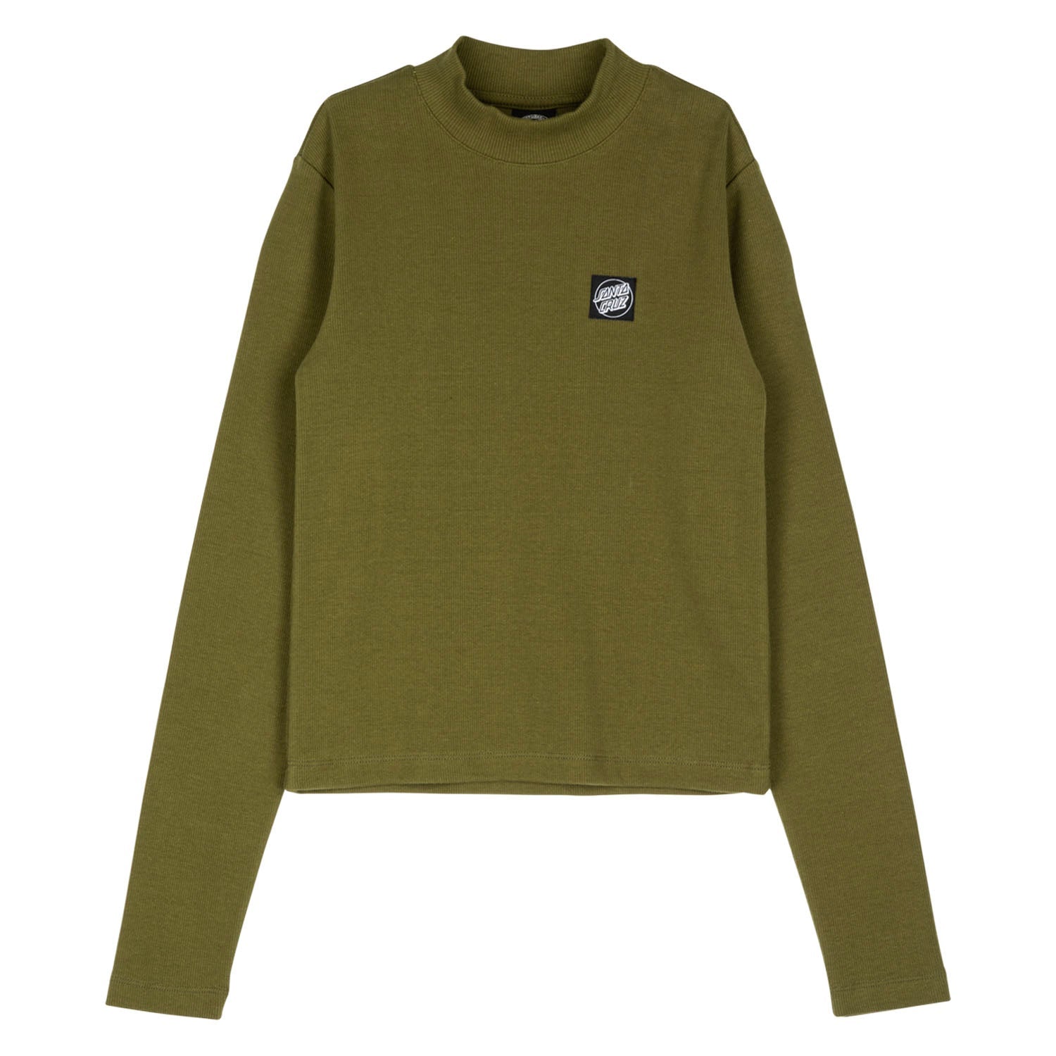 santa-cruz-skateboards-opus-dot-top-manica-lunga-collo-alto-donna image 1