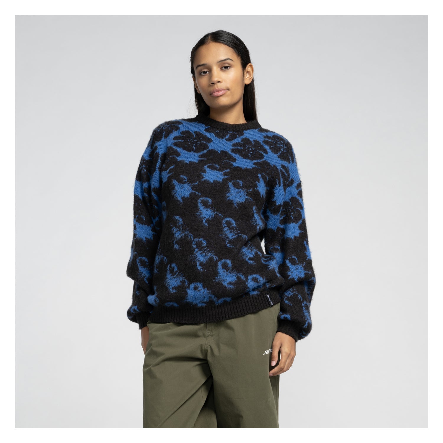santa-cruz-skateboards-meyer-freestyle-knit-crew-maglia-donna image 3