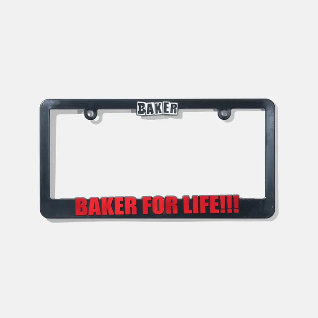 baker-skateboards-baker-for-life-license-plate-frame-portatarga image 1