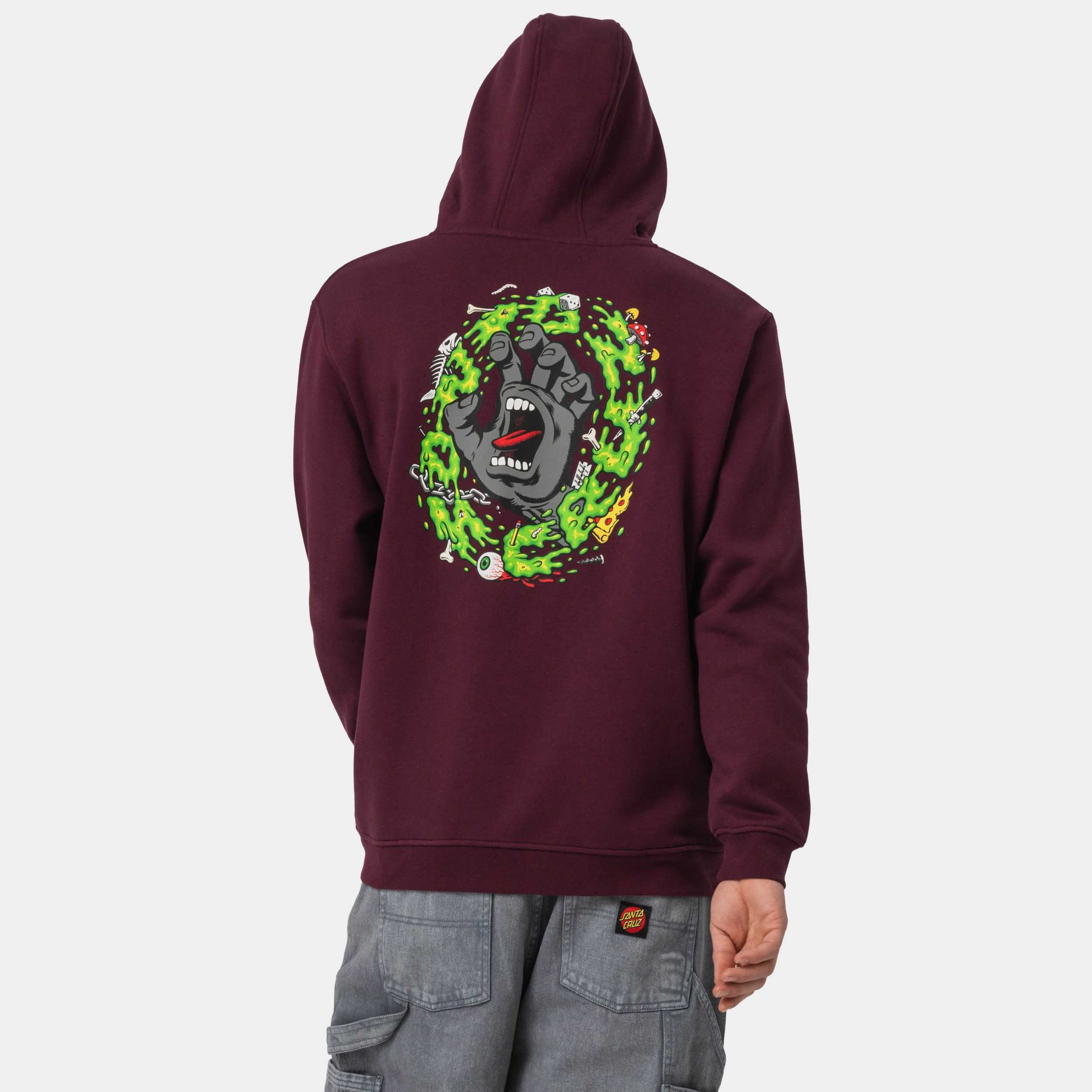 santa-cruz-skateboards-slime-scream-hoodie-felpa-con-cappuccio-regular-fit image 4