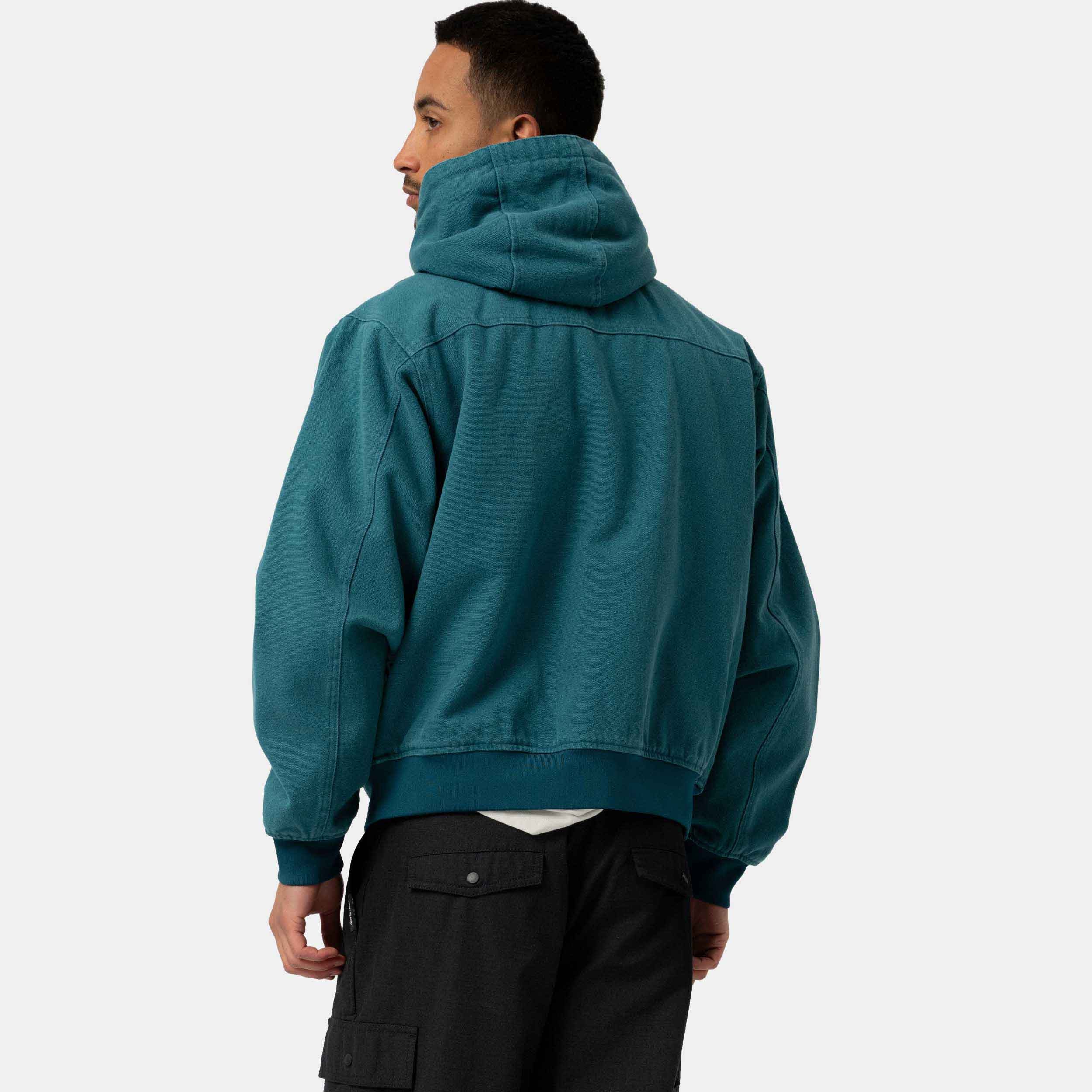 santa-cruz-skateboards-burner-jacket-giacca-imbottita-con-cappuccio-in-canvas image 4