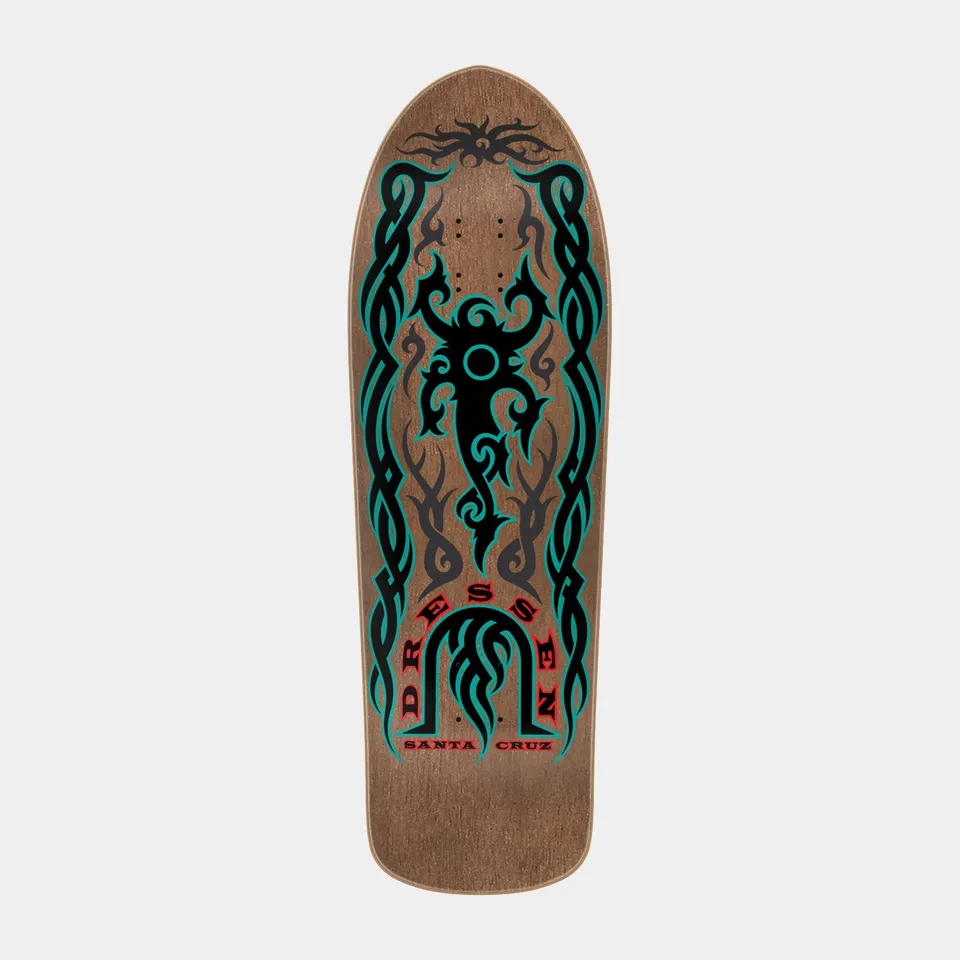 santa-cruz-skateboards-dressen-tribal-tavola-reissue-9-89in-x-31-394in image 1