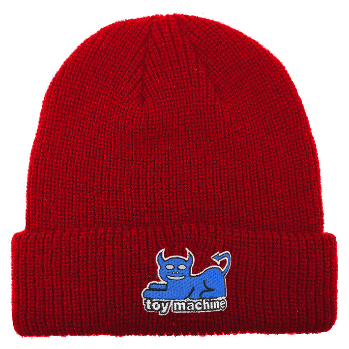 toy-machine-devil-cat-dock-beanie-berretto image 2