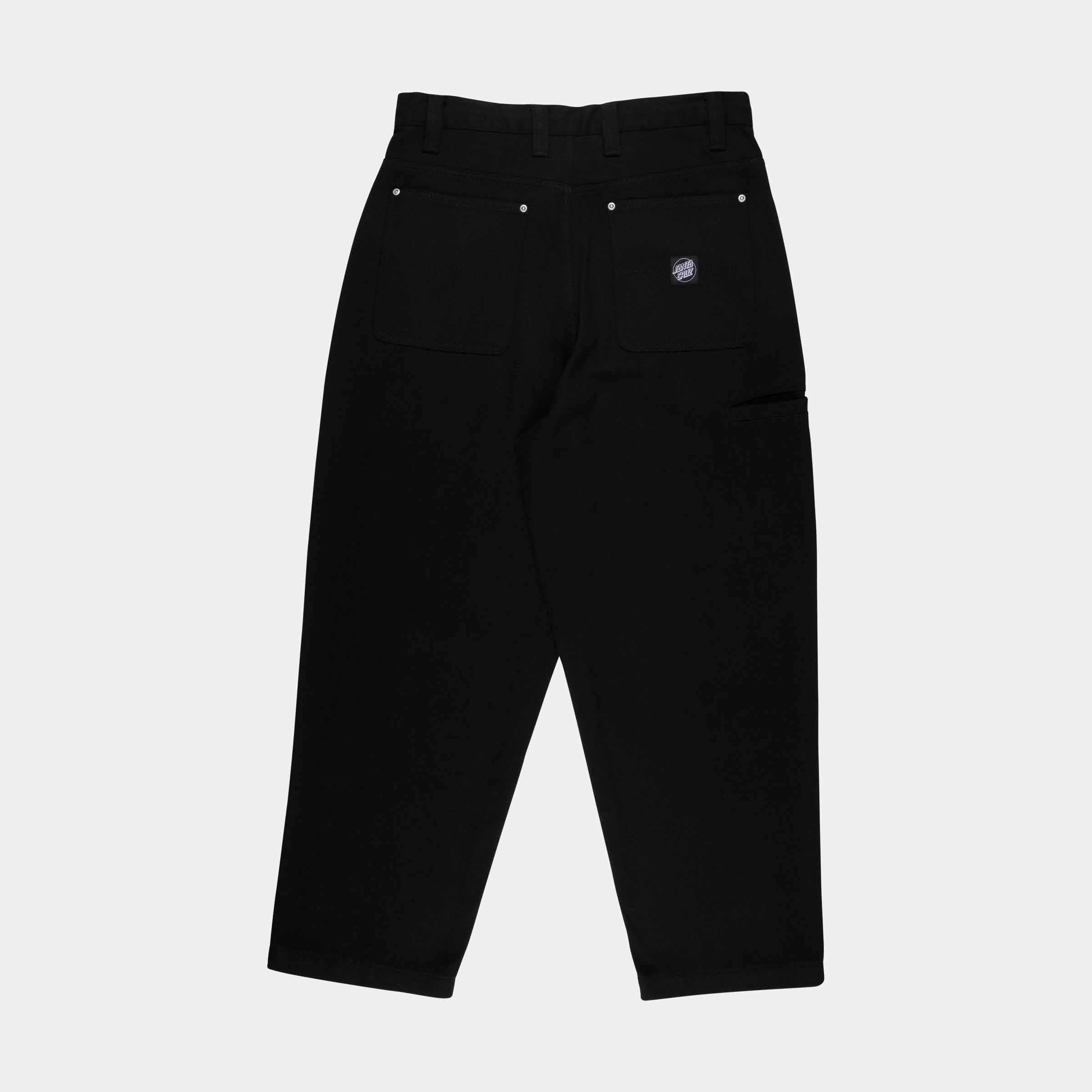 santa-cruz-skateboards-railroad-pants-pantaloni-baggy-fit-in-cotone image 2