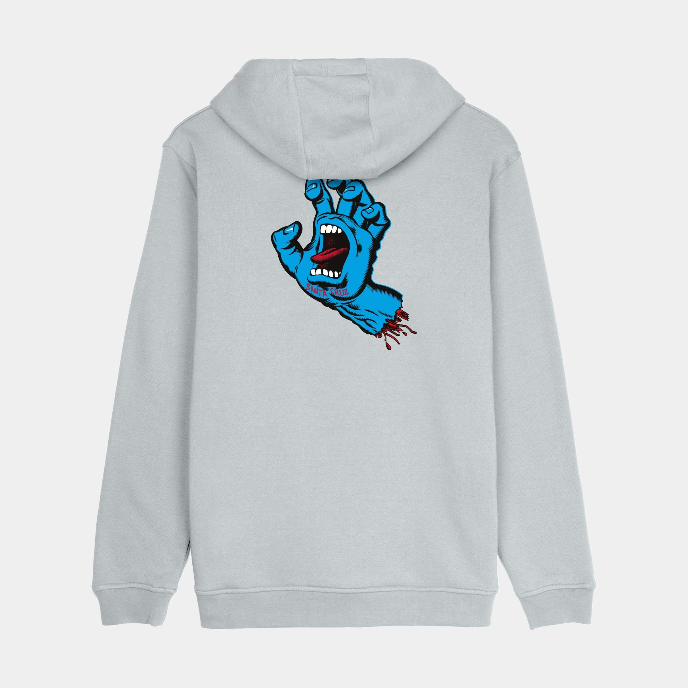 santa-cruz-skateboards-screaming-hand-chest-hoodie-felpa-cappuccio-uomo image 1