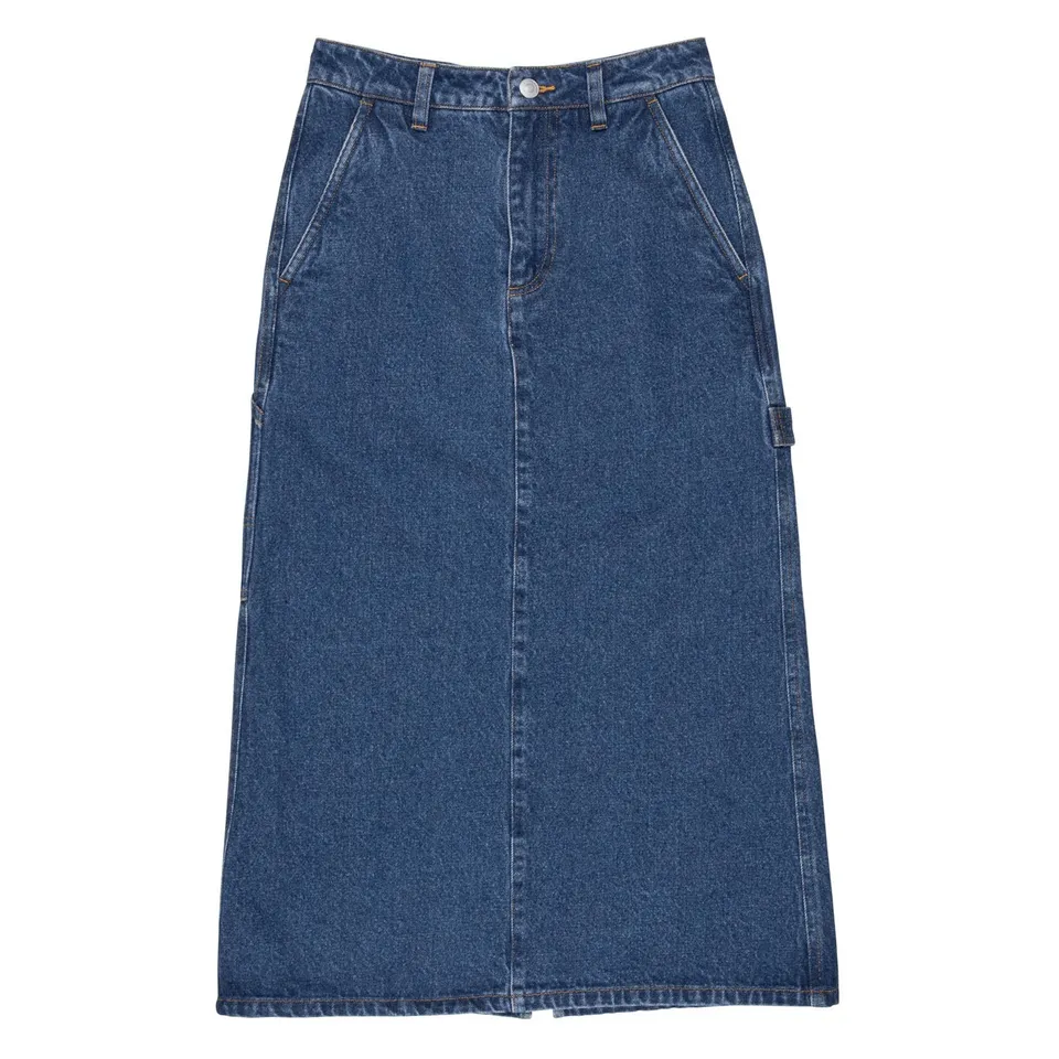santa-cruz-skateboards-classic-carpenter-skirt-gonna-in-denim-13-5oz image 1