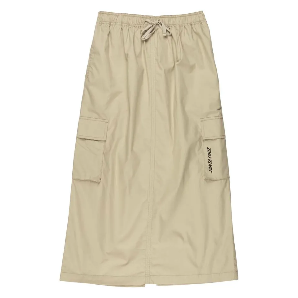 santa-cruz-skateboards-strip-cargo-skirt-gonna-midi-donna image 1