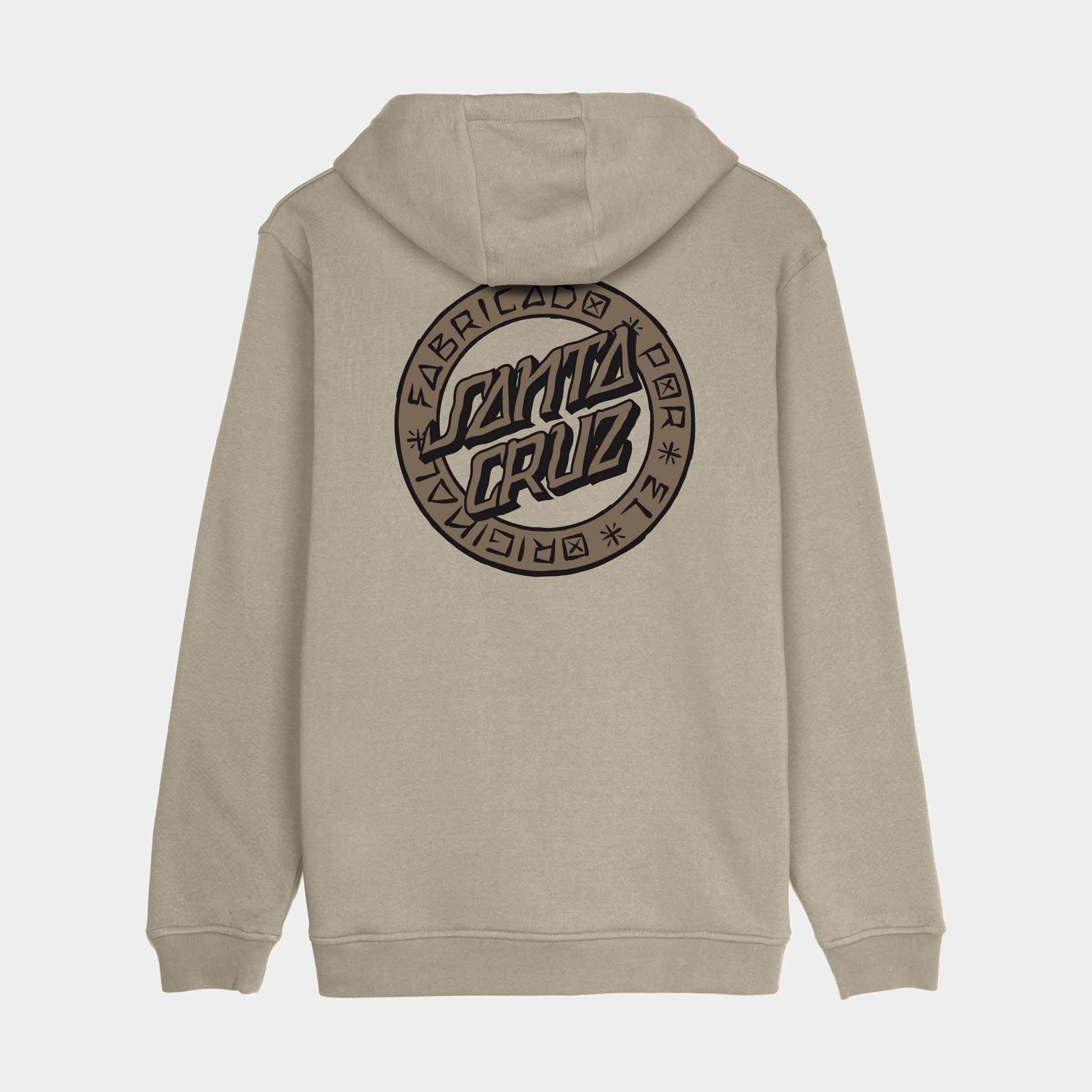 santa-cruz-skateboards-loco-dot-felpa-con-cappuccio-uomo image 1