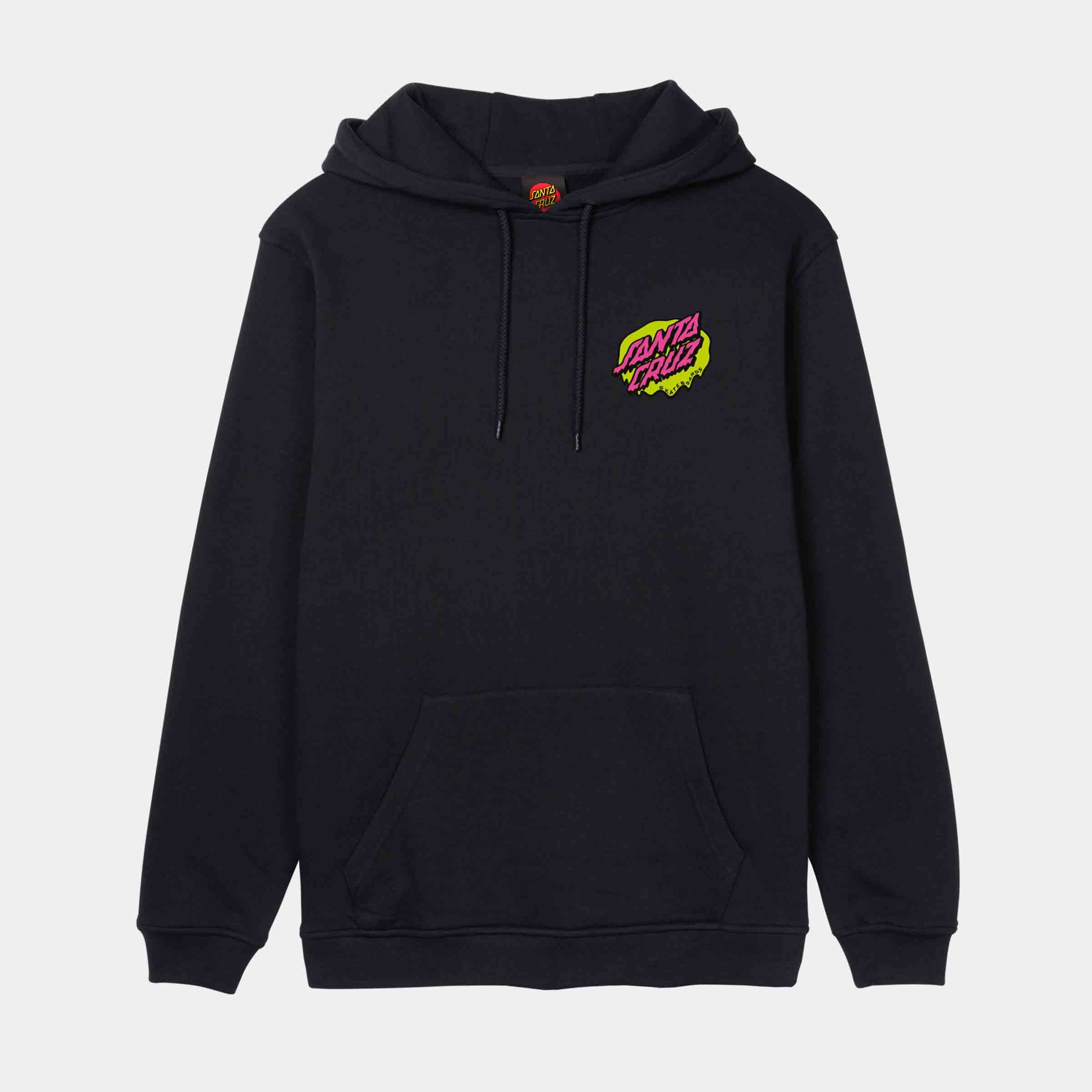 santa-cruz-skateboards-slime-scream-hoodie-felpa-con-cappuccio-uomo-screaming-ha image 2