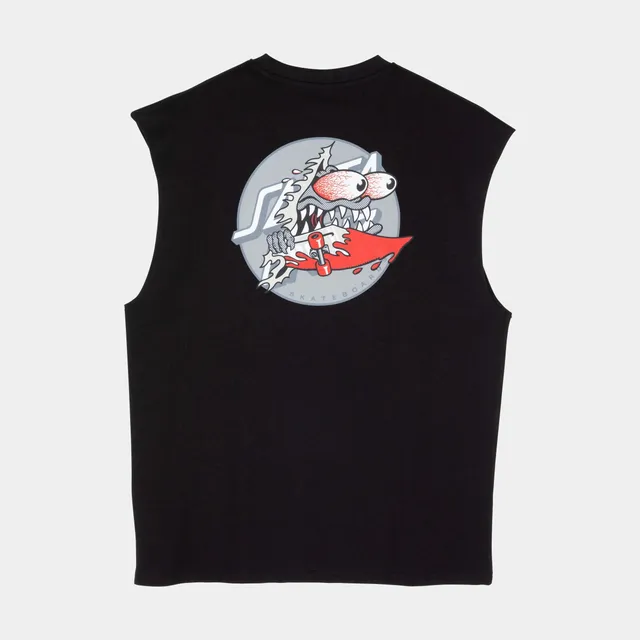 santa-cruz-skateboards-meek-slashed-dot-vest-canotta-in-cotone-bio image 1