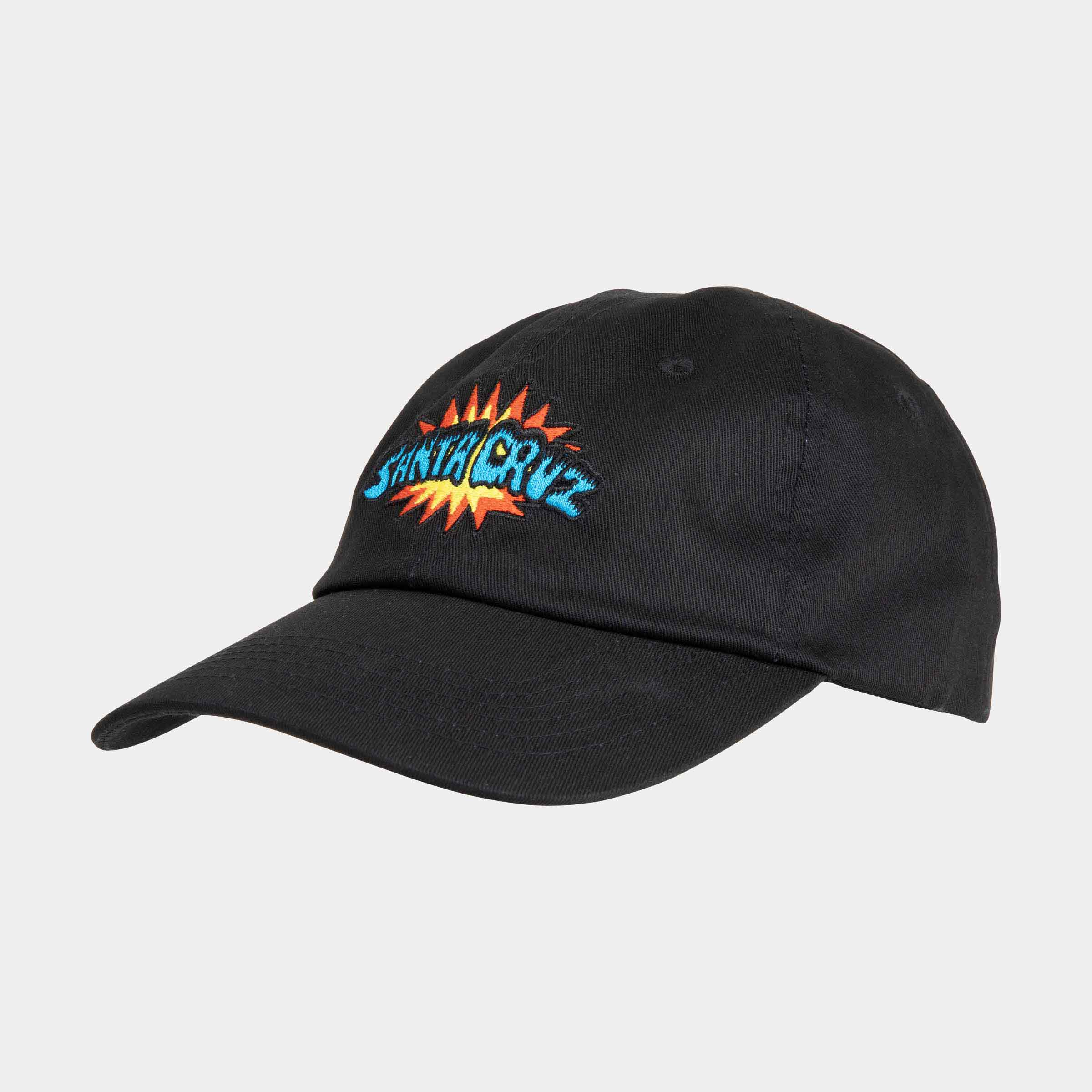 santa-cruz-skateboards-boom-strip-cappellino-dad-cap-6-pannelli image 1