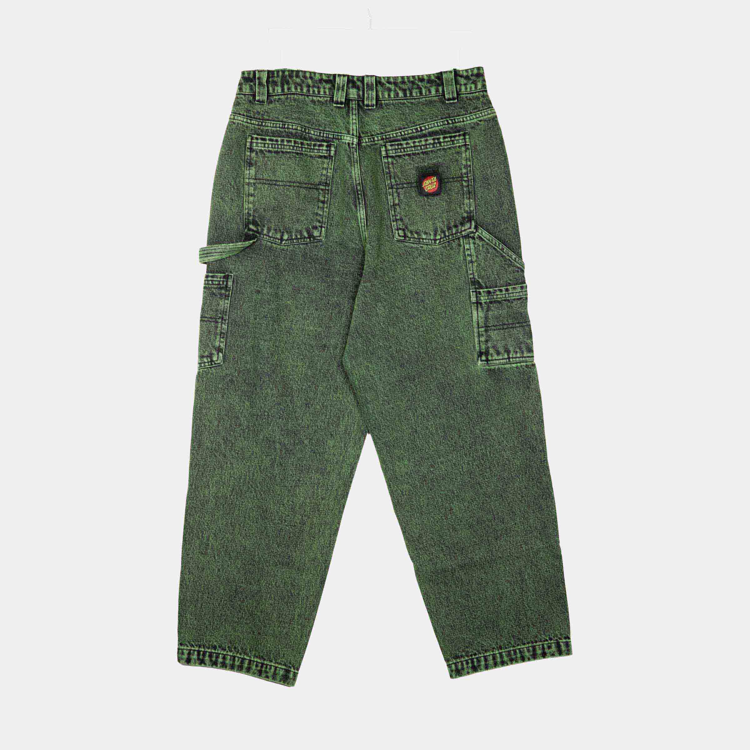 santa-cruz-skateboards-carpenter-big-pants-pantalone-denim-baggy-taglia-34 image 2