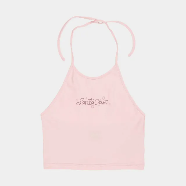 santa-cruz-skateboards-sun-stamp-strip-halter-top-top-donna-cropped image 1
