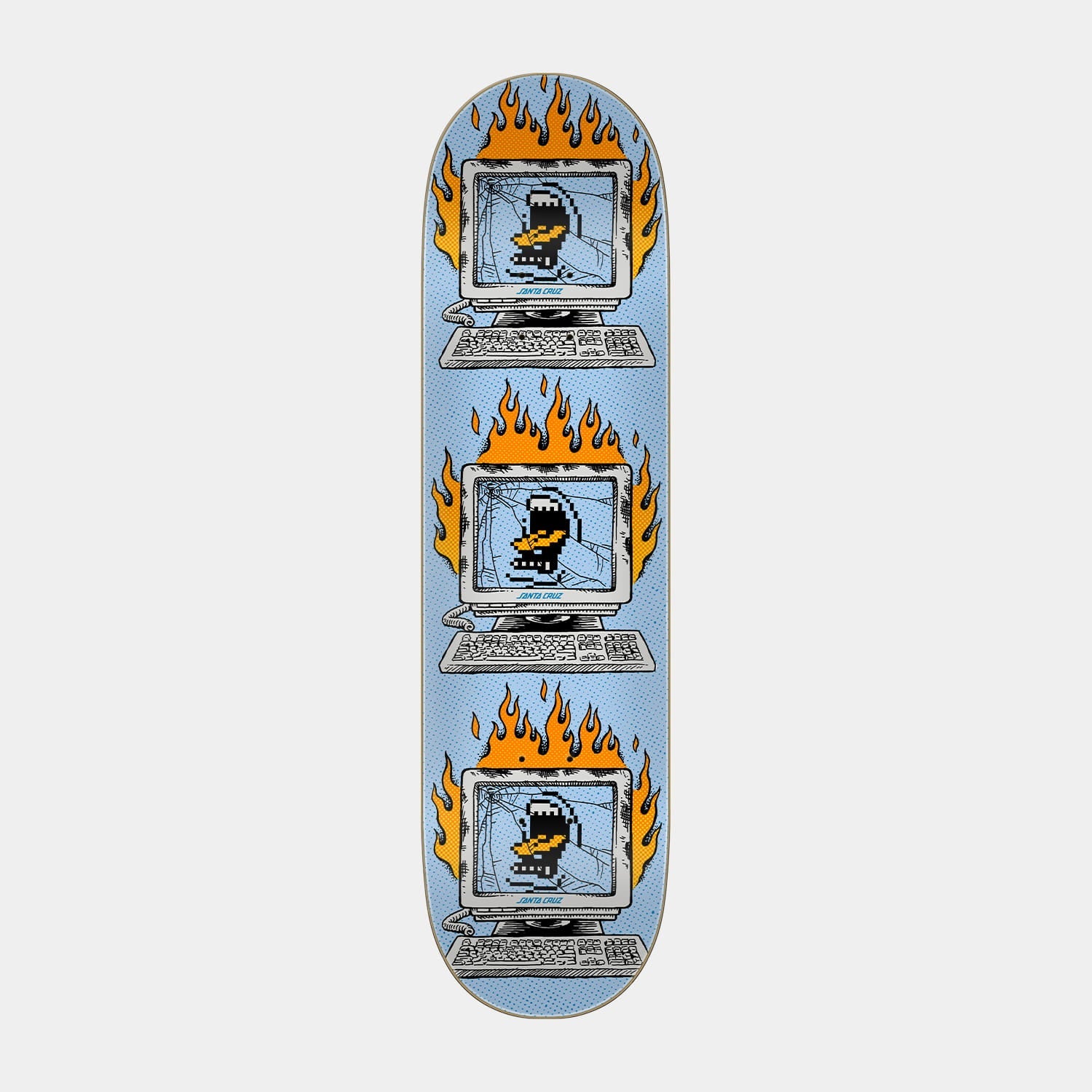 santa-cruz-skateboards-self-destruct-tavola-skate-8-25in-x-31-8in-7-ply-acero image 1