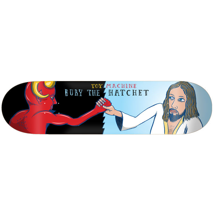 toy-machine-bury-the-hatchet-sym-9-00-deck-skateboard image 2